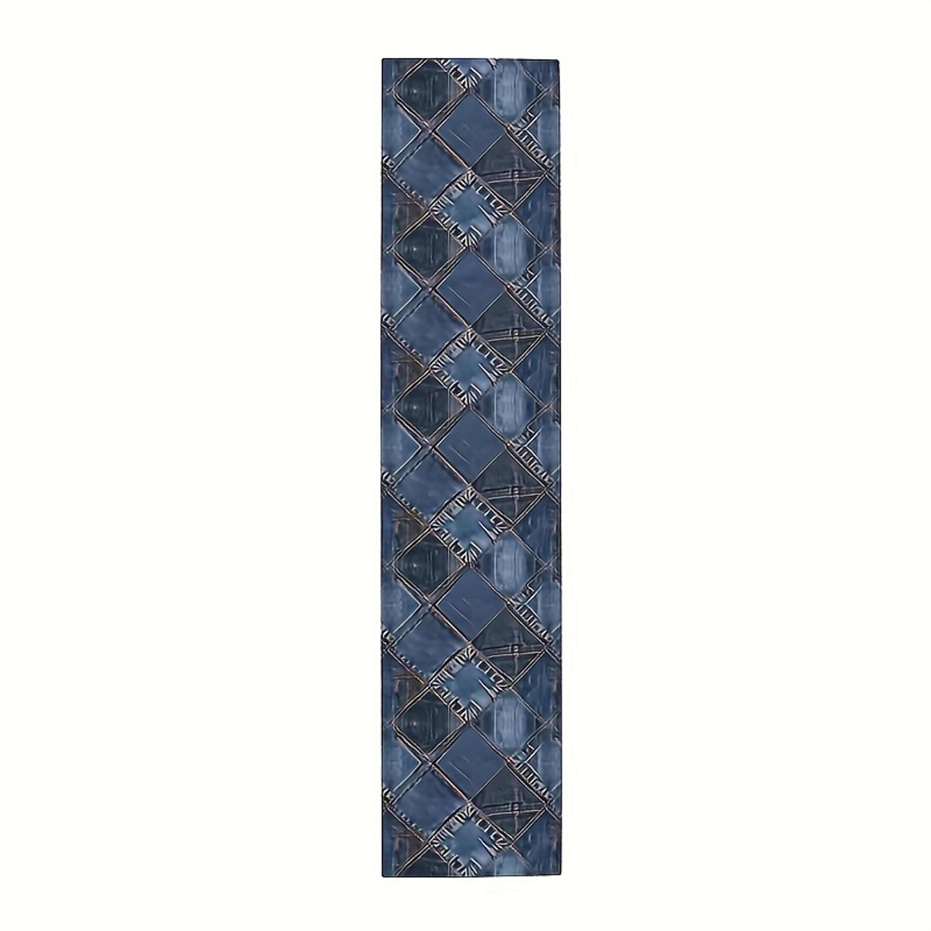 Nautical Anchor Table Runner Coastal Blue Ocean Themed Table Decor For Dining  Parties 2