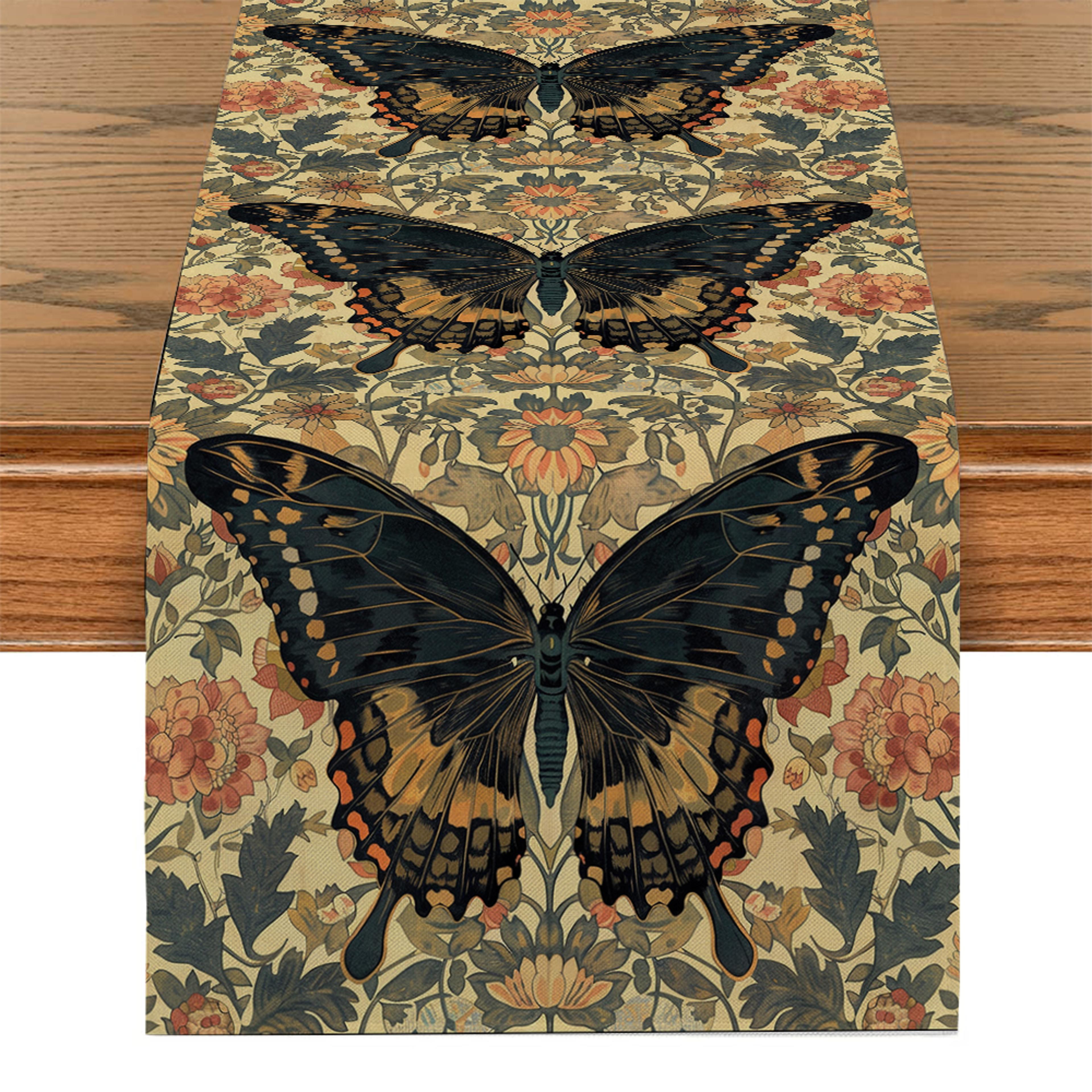 William Morris Floral Table Runner For Dining Room And Kitchen Decor 6