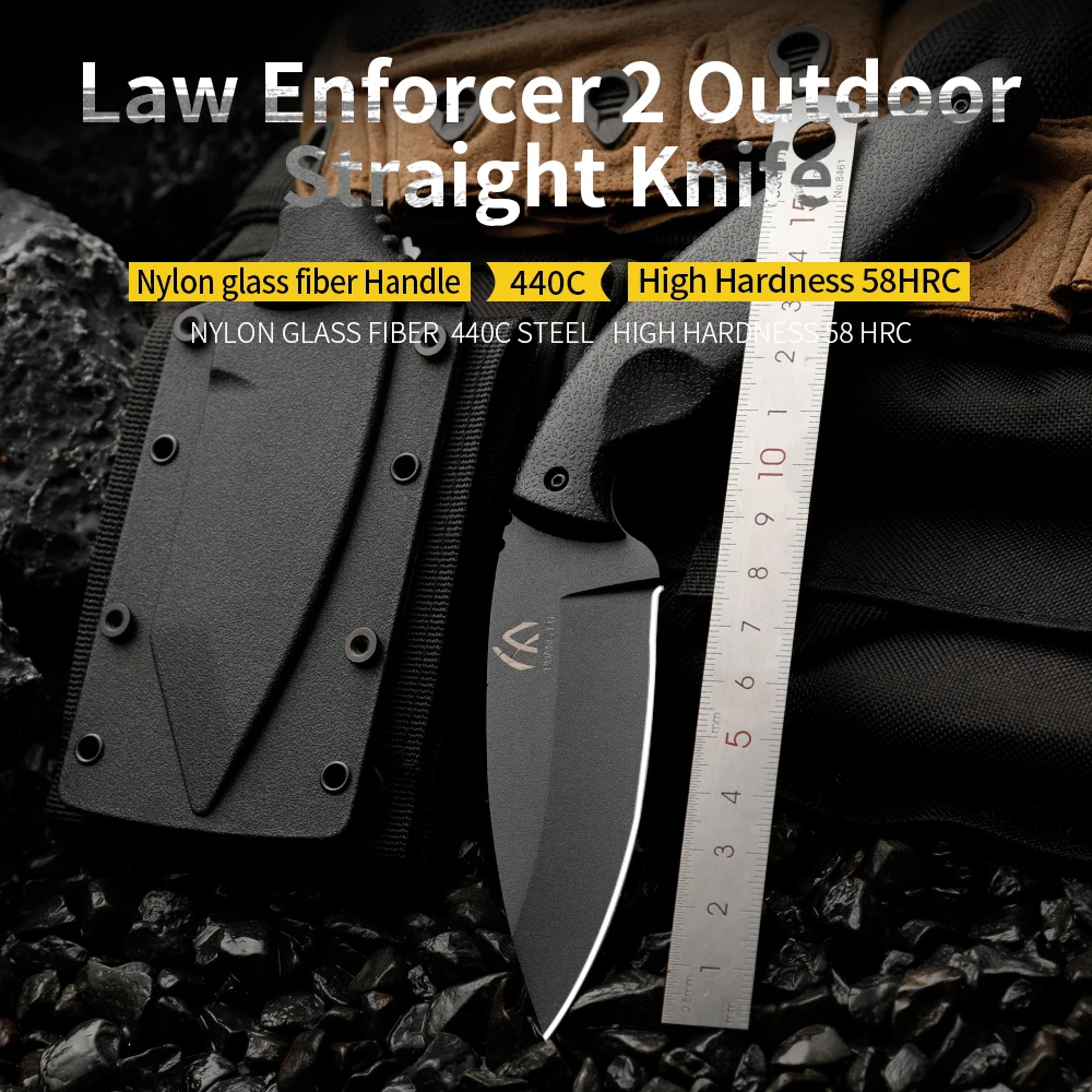 All Purpose Outdoor Survival Knife Heavy Duty Survival Knife  Emergency Rescue Knife 2