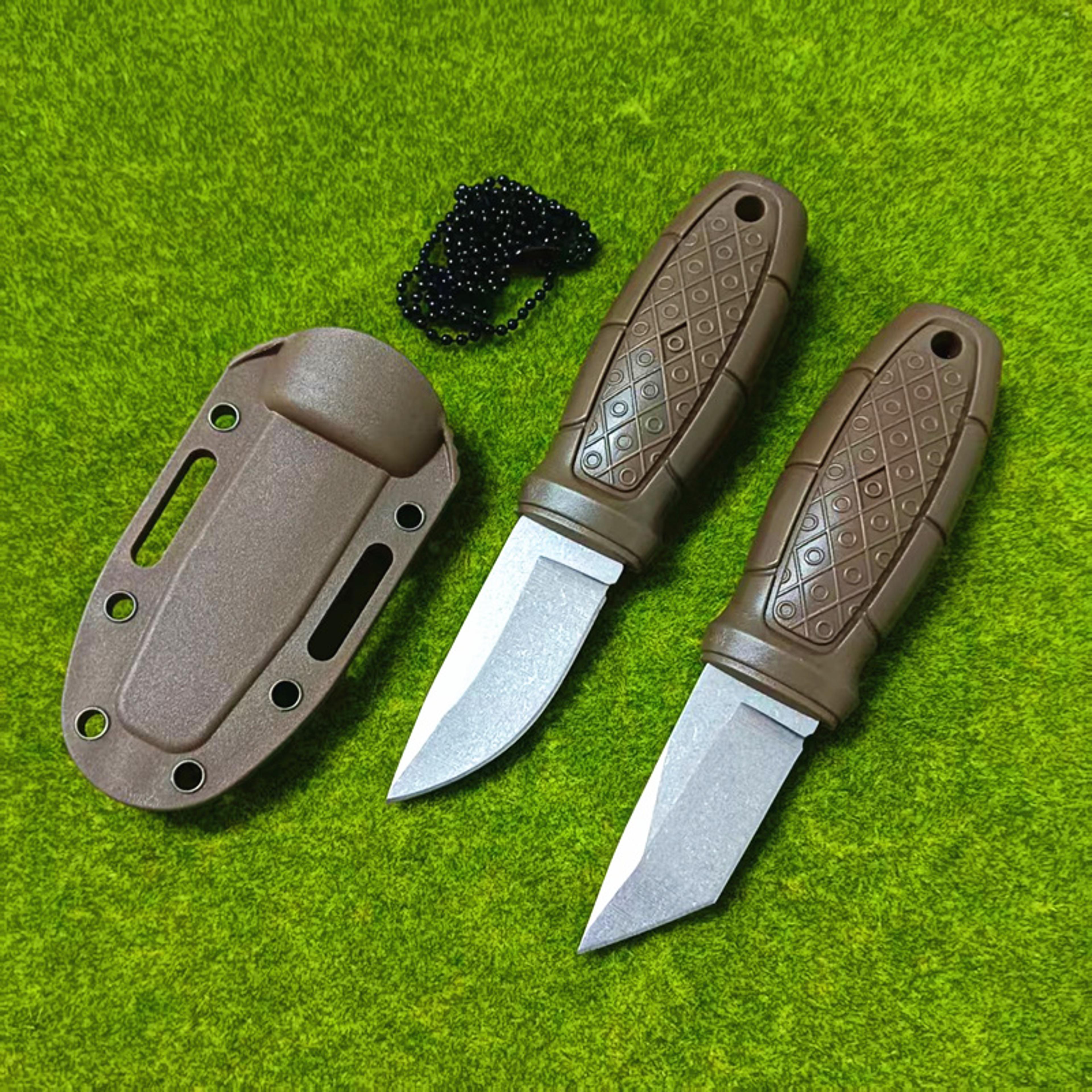 Premium Outdoor Fixed Blade Knife Stainless Steel Camping  Fishing Knife With Portable Sheath 4