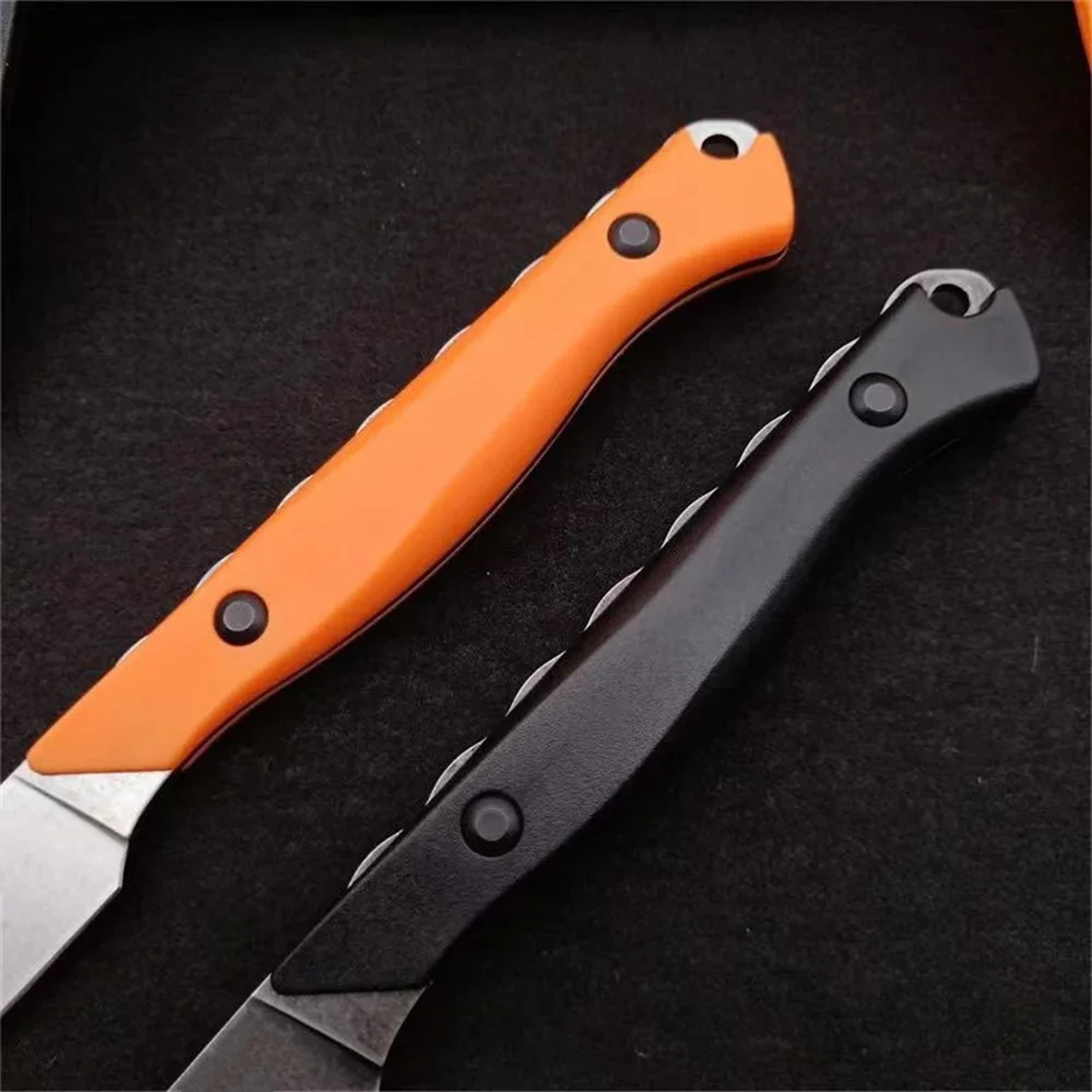 Compact Fixed Blade Knife With Boltaron Sheath For Camping And Fishing 3