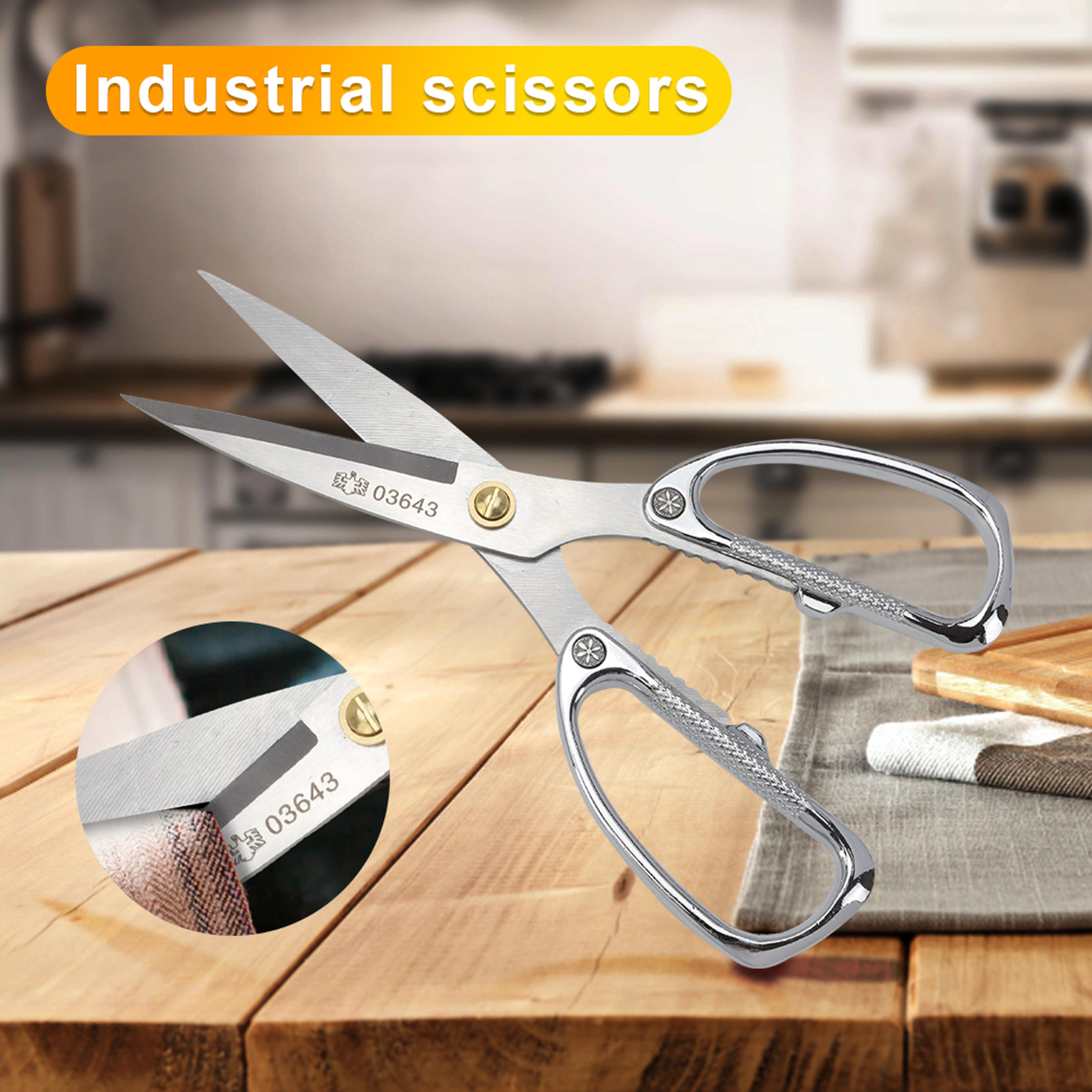 Heavy Duty Multifunction Kitchen  Tailor Scissors Professional Zinc Alloy Fabric  Food Cutting Shea 1