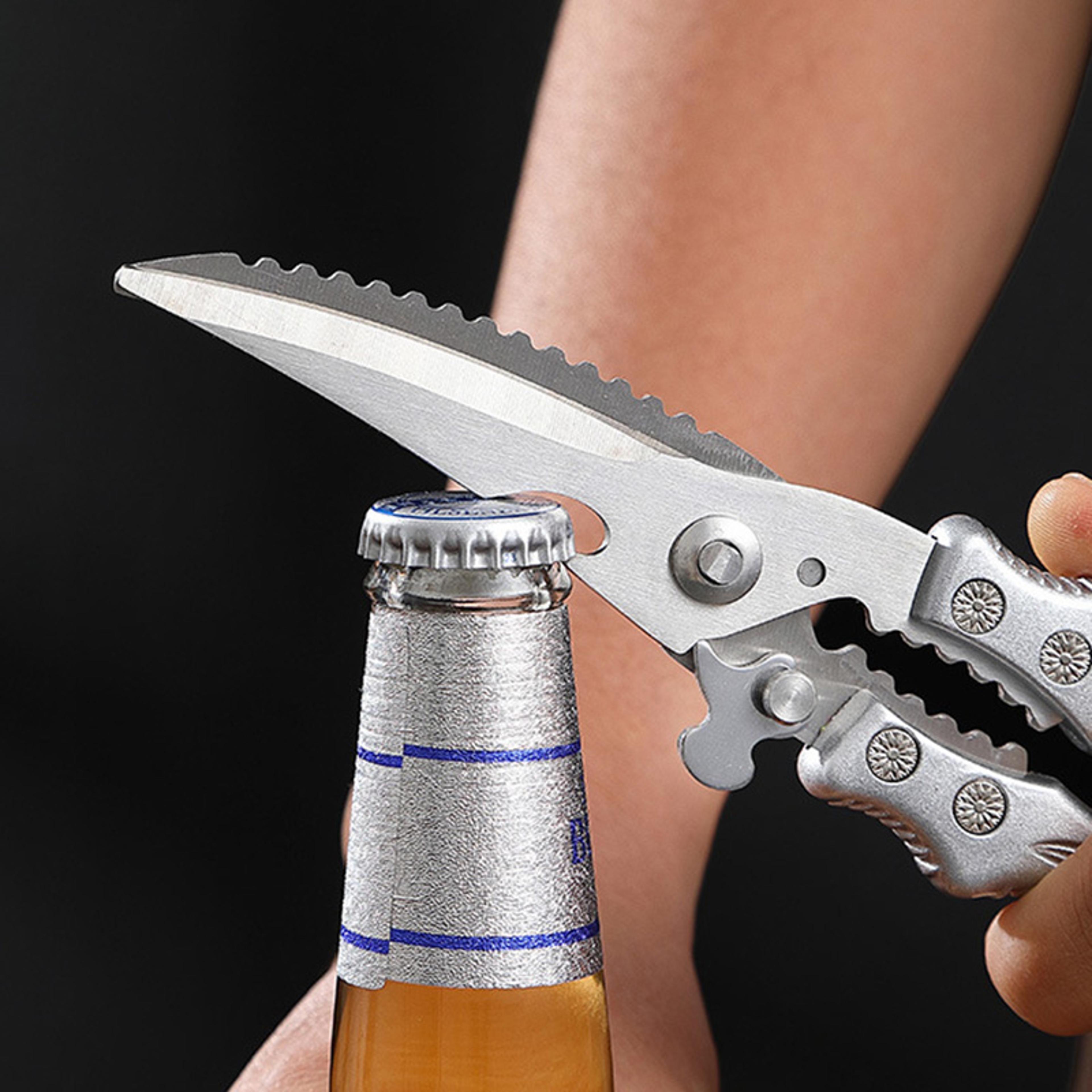 Premium Heavy Duty Kitchen Shears  Poultry Shears Multi Use Meat Scissors With Bottle Opener 2