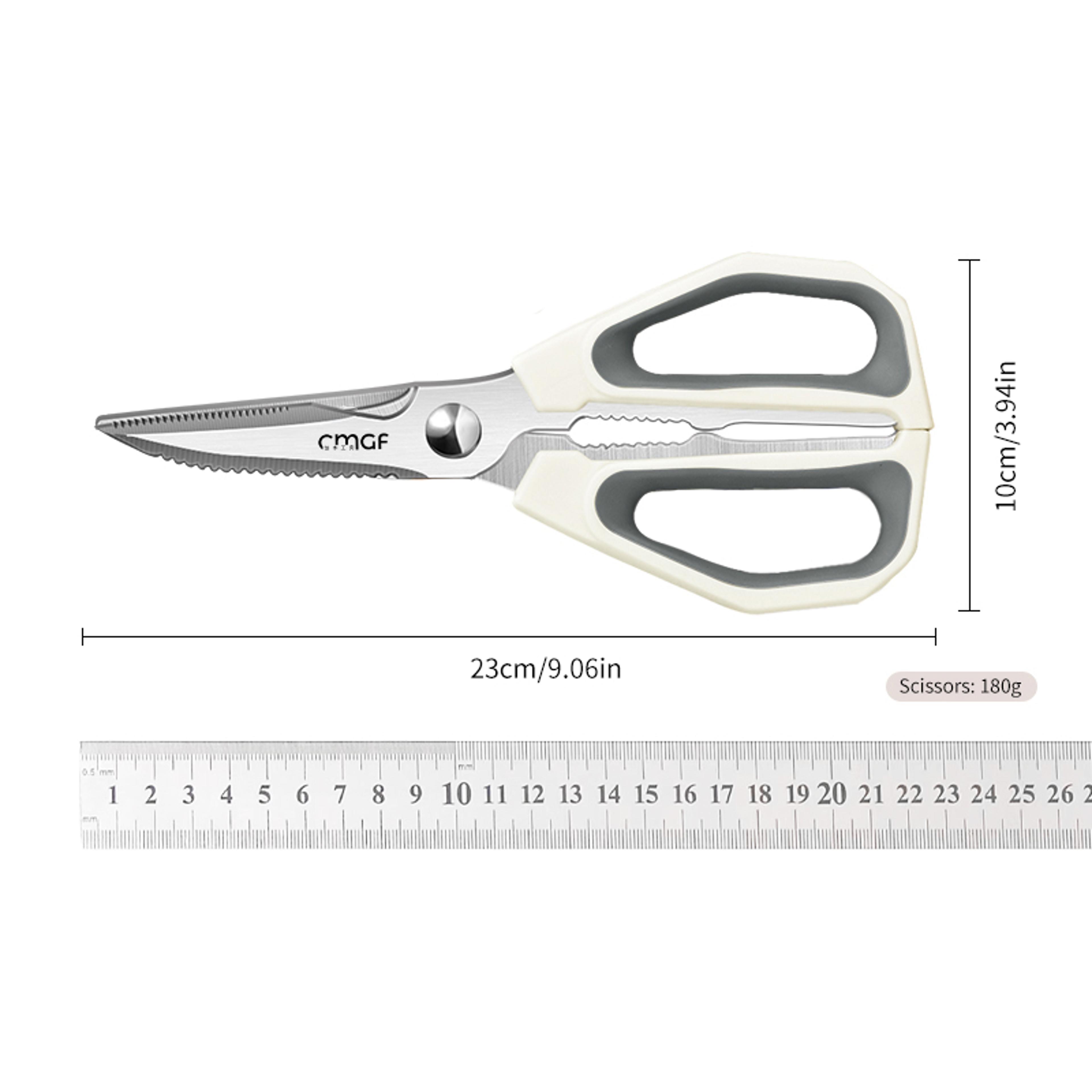 Heavy Duty Steel Kitchen Scissors Professional Bone Cutting  Fish Scale Multifunction Shears 4