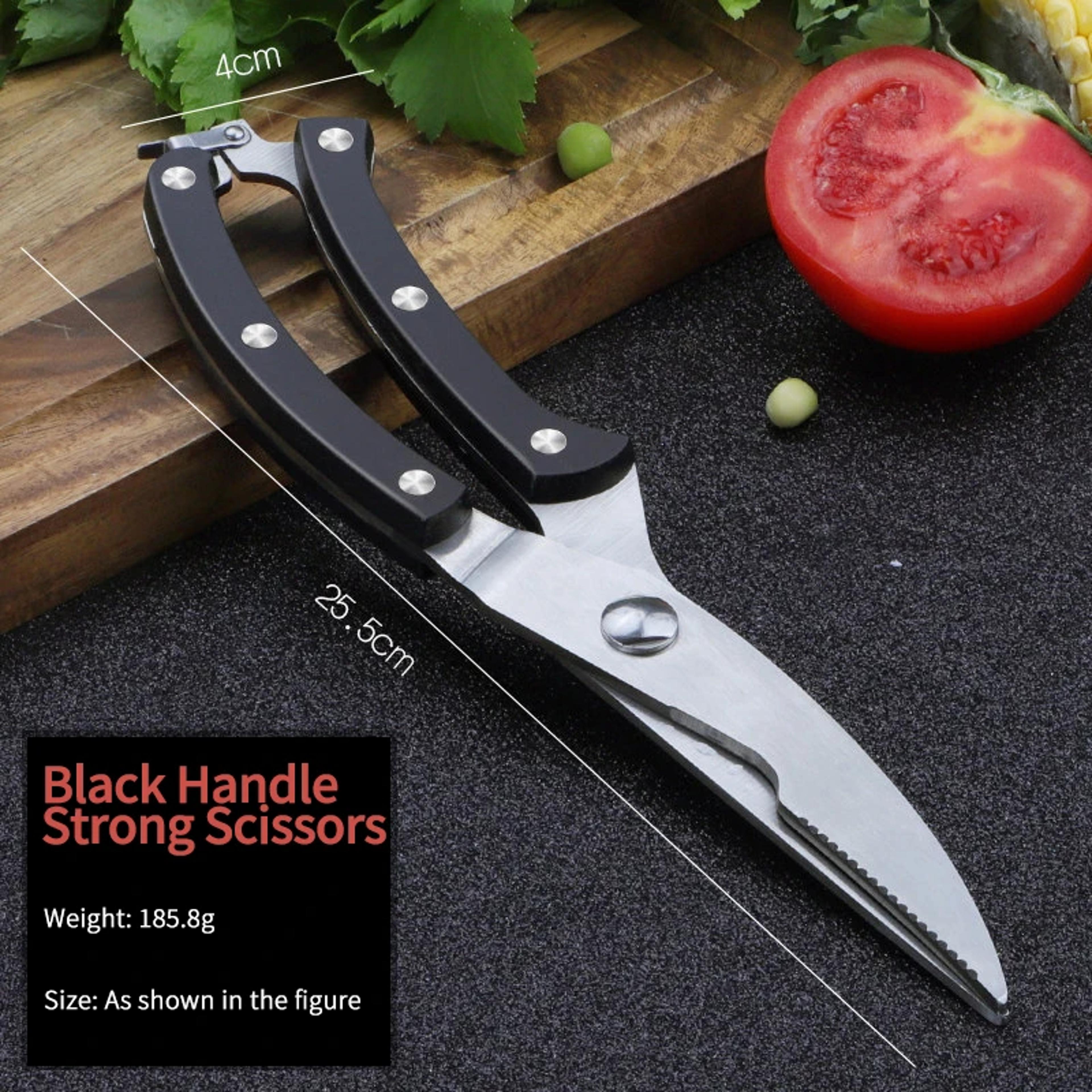 Ultra Sharp Heavy Duty Kitchen Scissors Premium Bone Cutting Scissors  Multifunctional Food Shears  0