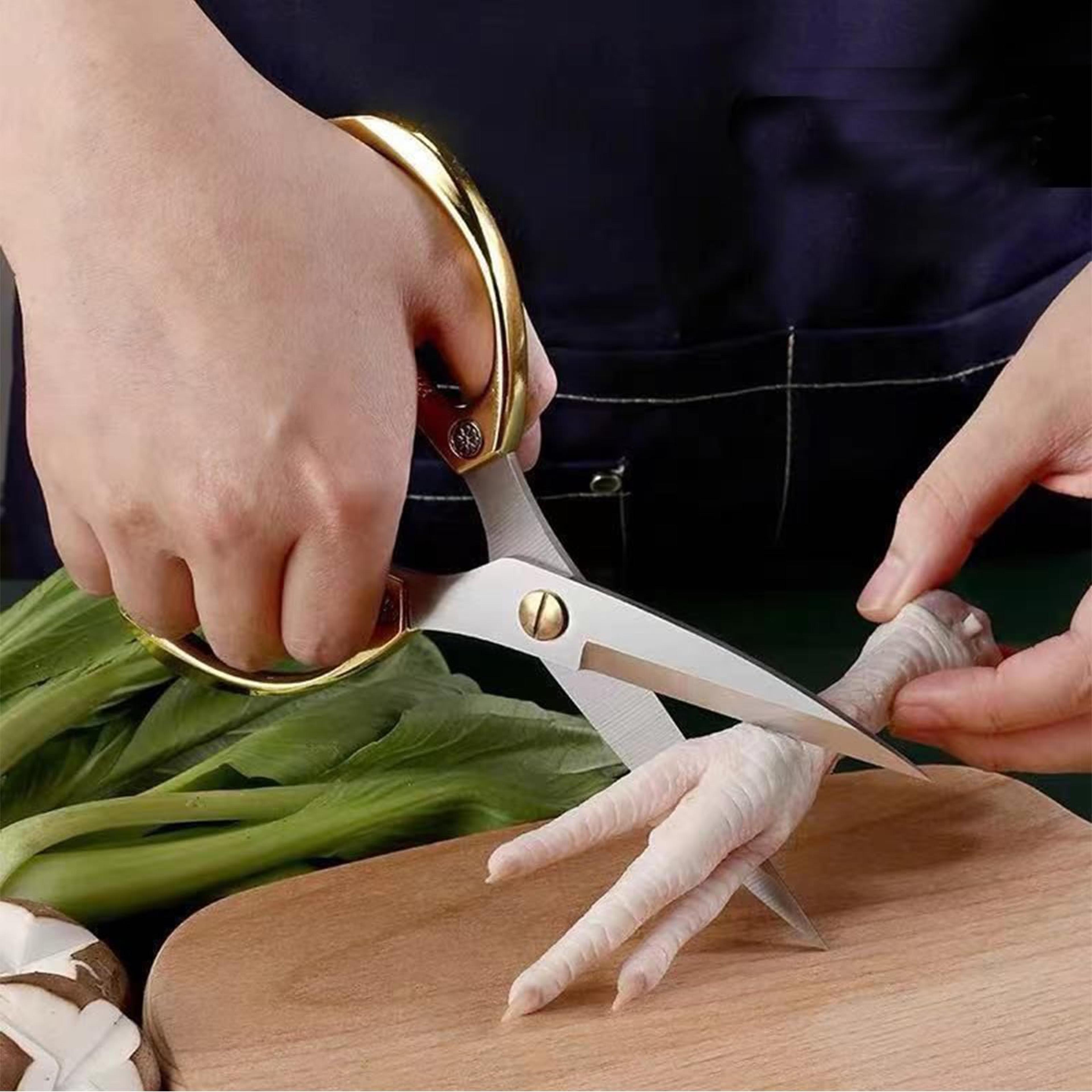 Premium Stainless Steel Heavy Duty Chicken Bone Scissors 3