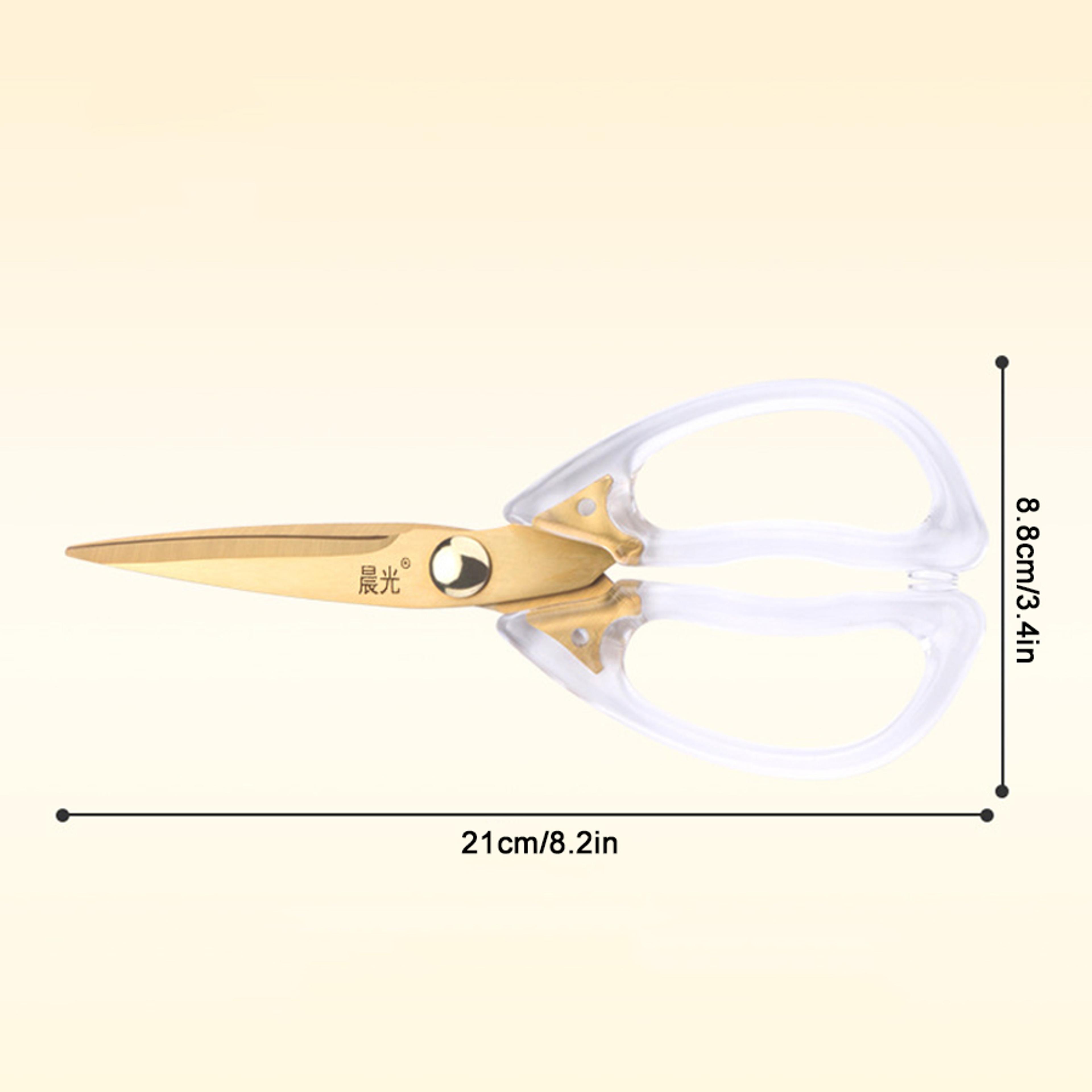 Multi Purpose Kitchen Scissors With Clear Ergonomic Handle 4