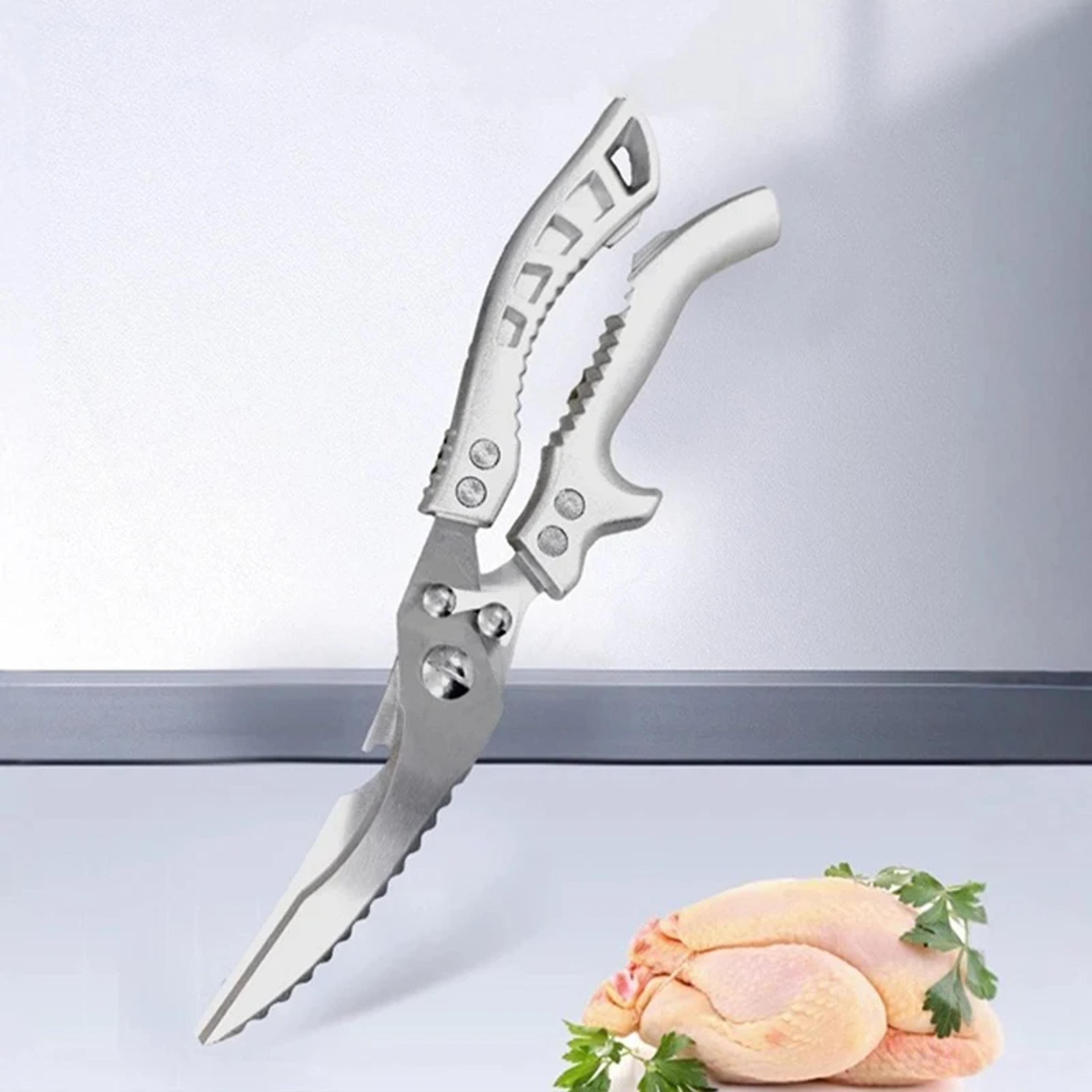 Premium Spring Loaded Stainless Steel Poultry Scissors 3