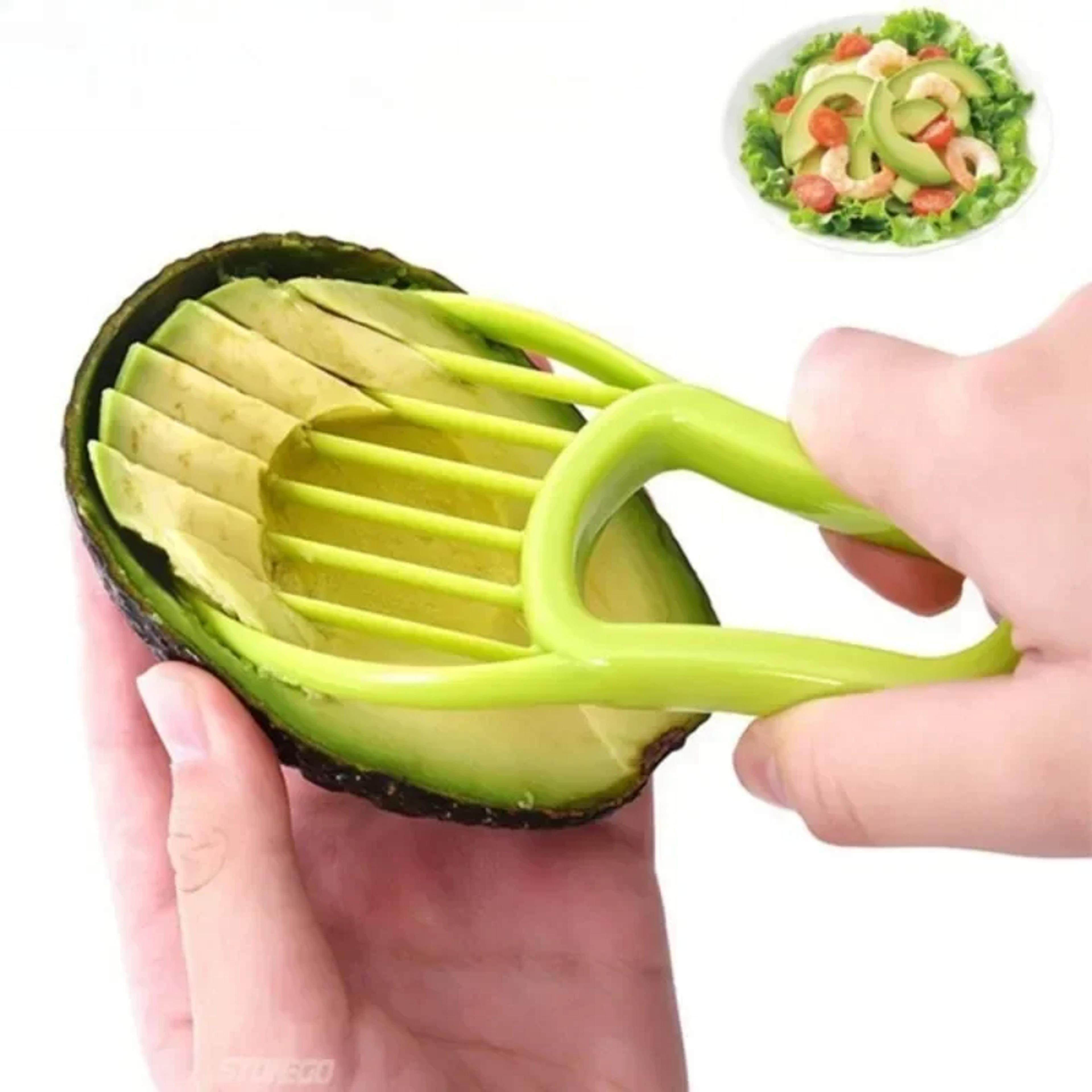 multifunction avocado prep tool all in one cutter, corer & slicer