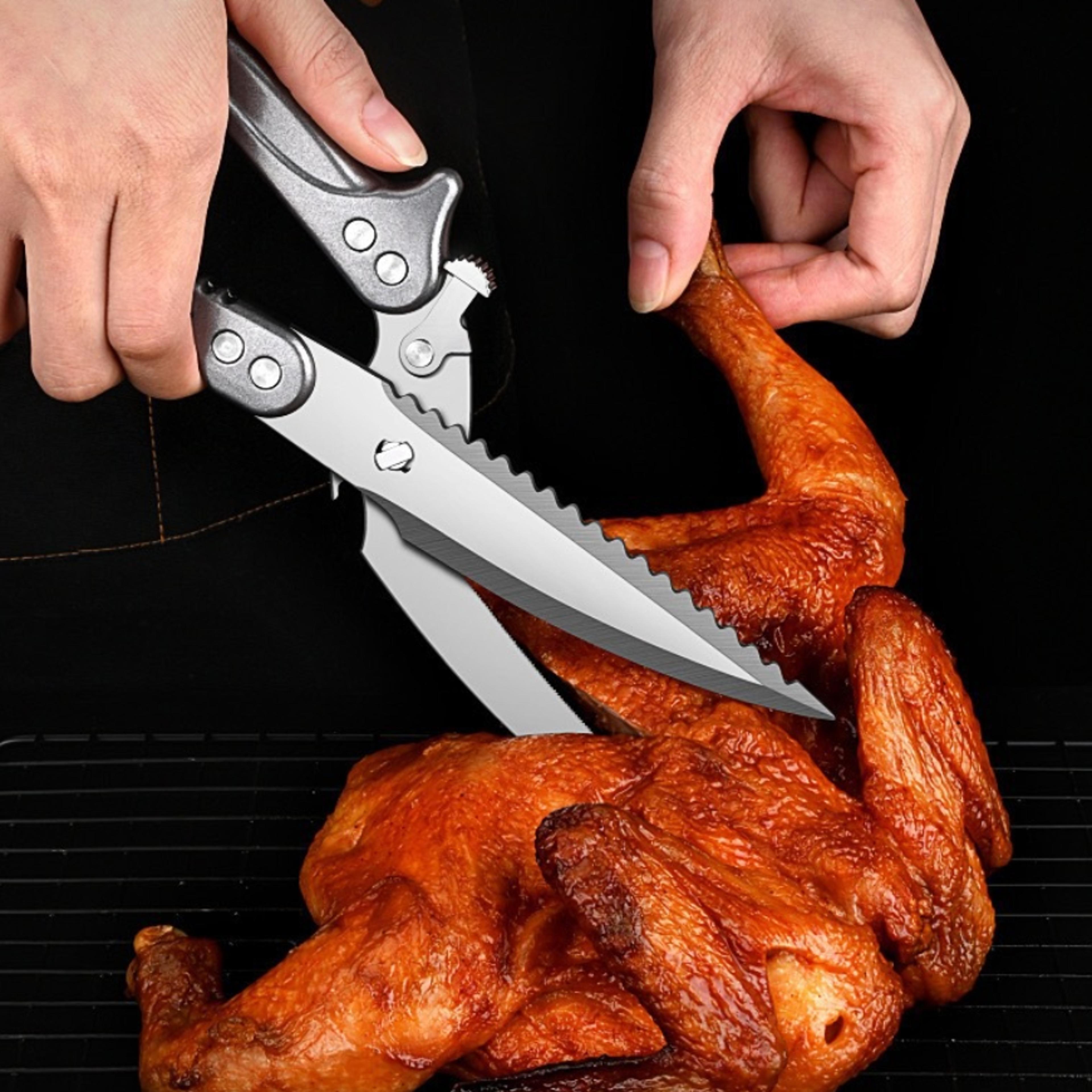Heavy Duty Poultry Shears Stainless Steel Chicken Bone Scissors 1