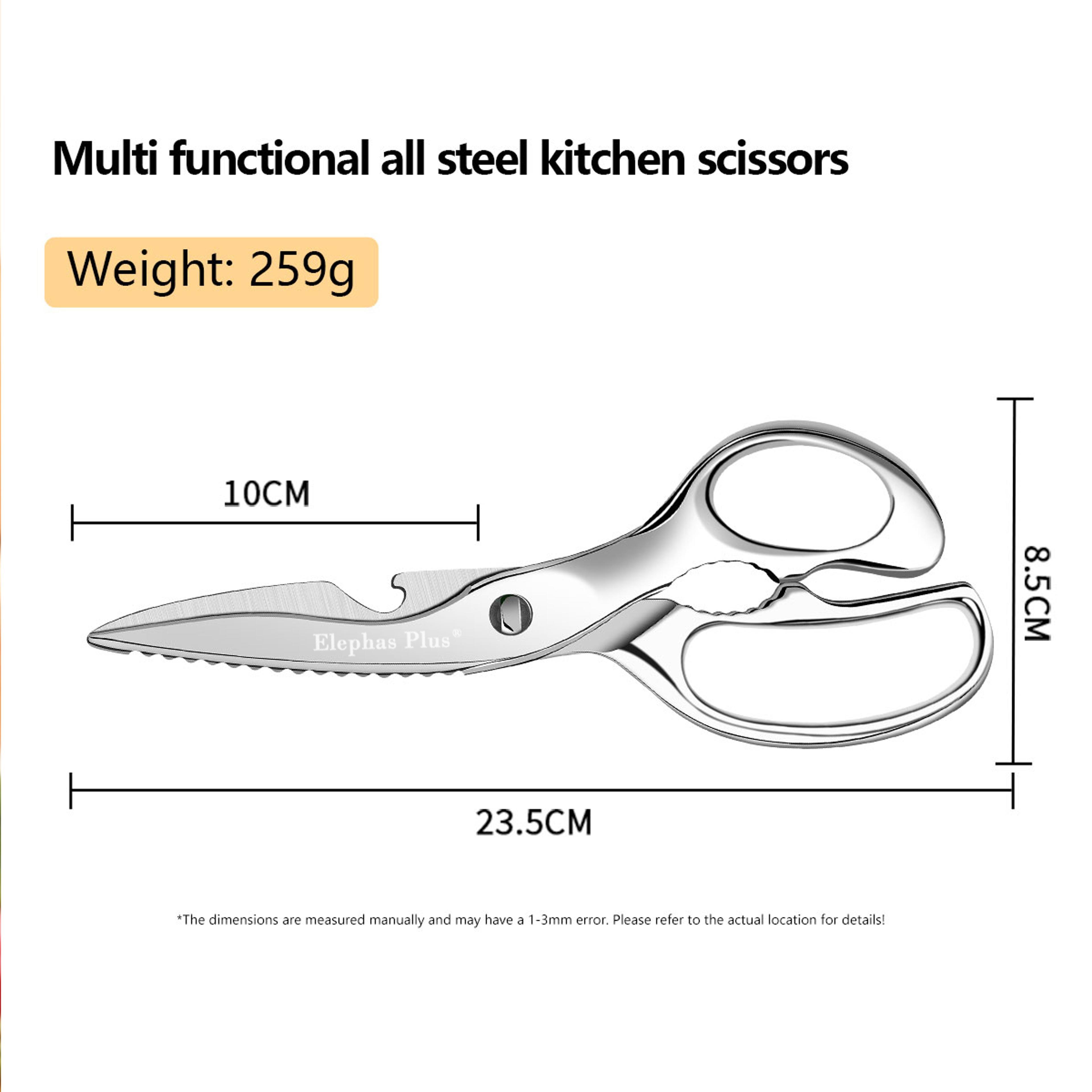 Heavy Duty Kitchen Scissors Stainless Steel Detachable Poultry Shears 4