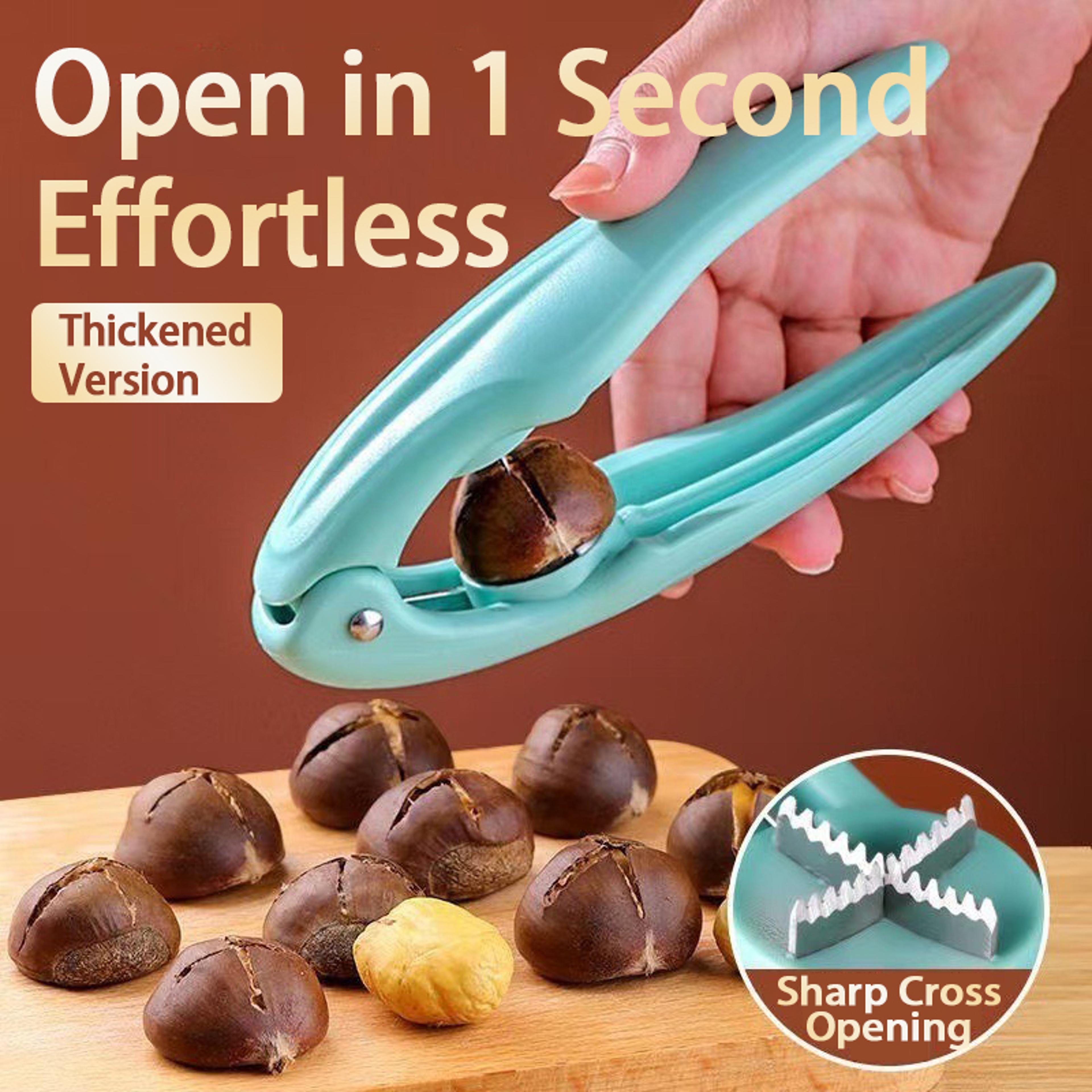 Cross Cut Chestnut Opener And Nut Cracker Tool For Walnuts 0