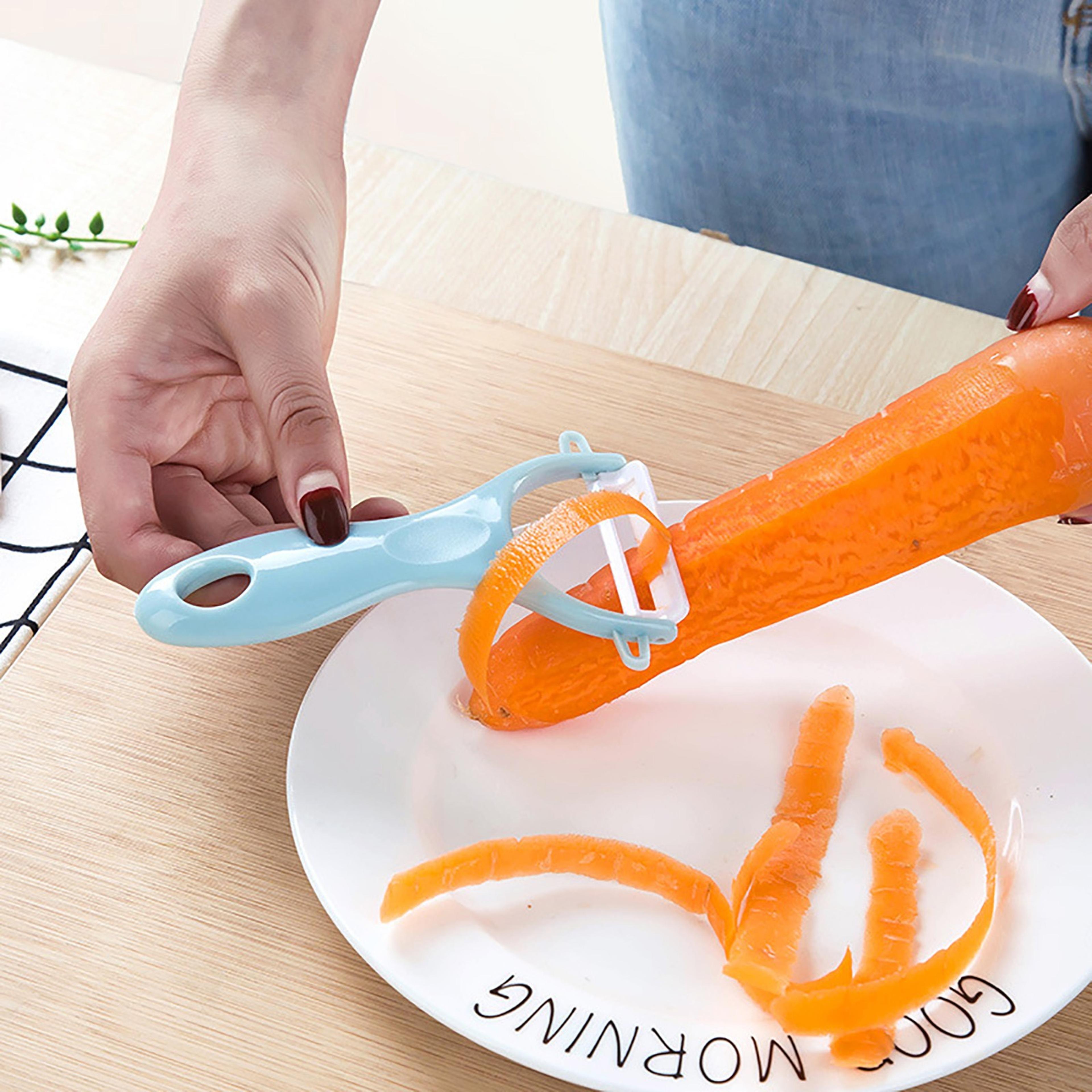 Kid Friendly Ceramic Vegetable Peeler For Fruit And Veggie Prep 1