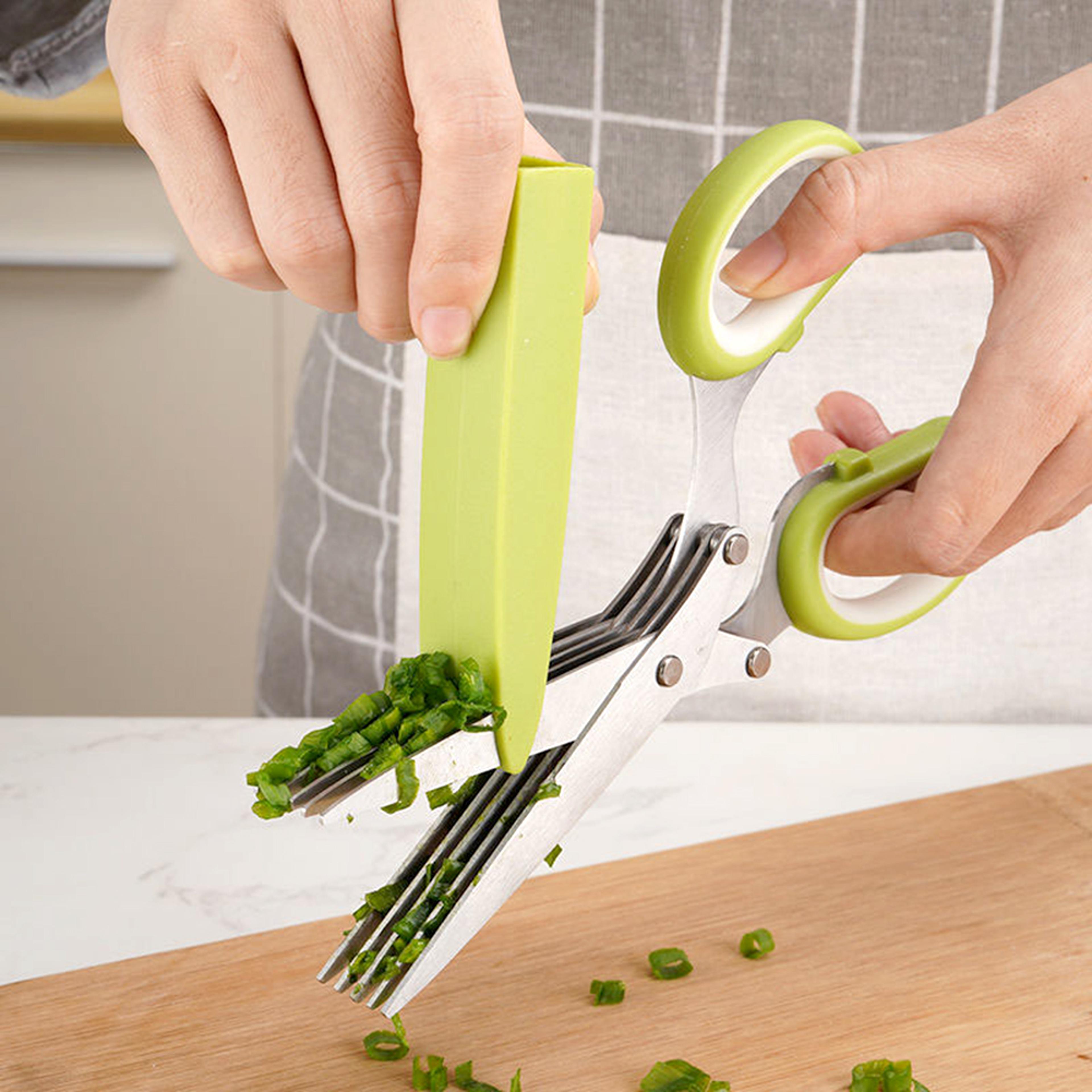 UltraSharp Herb  Vegetable Scissors Multi Layer Kitchen Cutter Shears 3