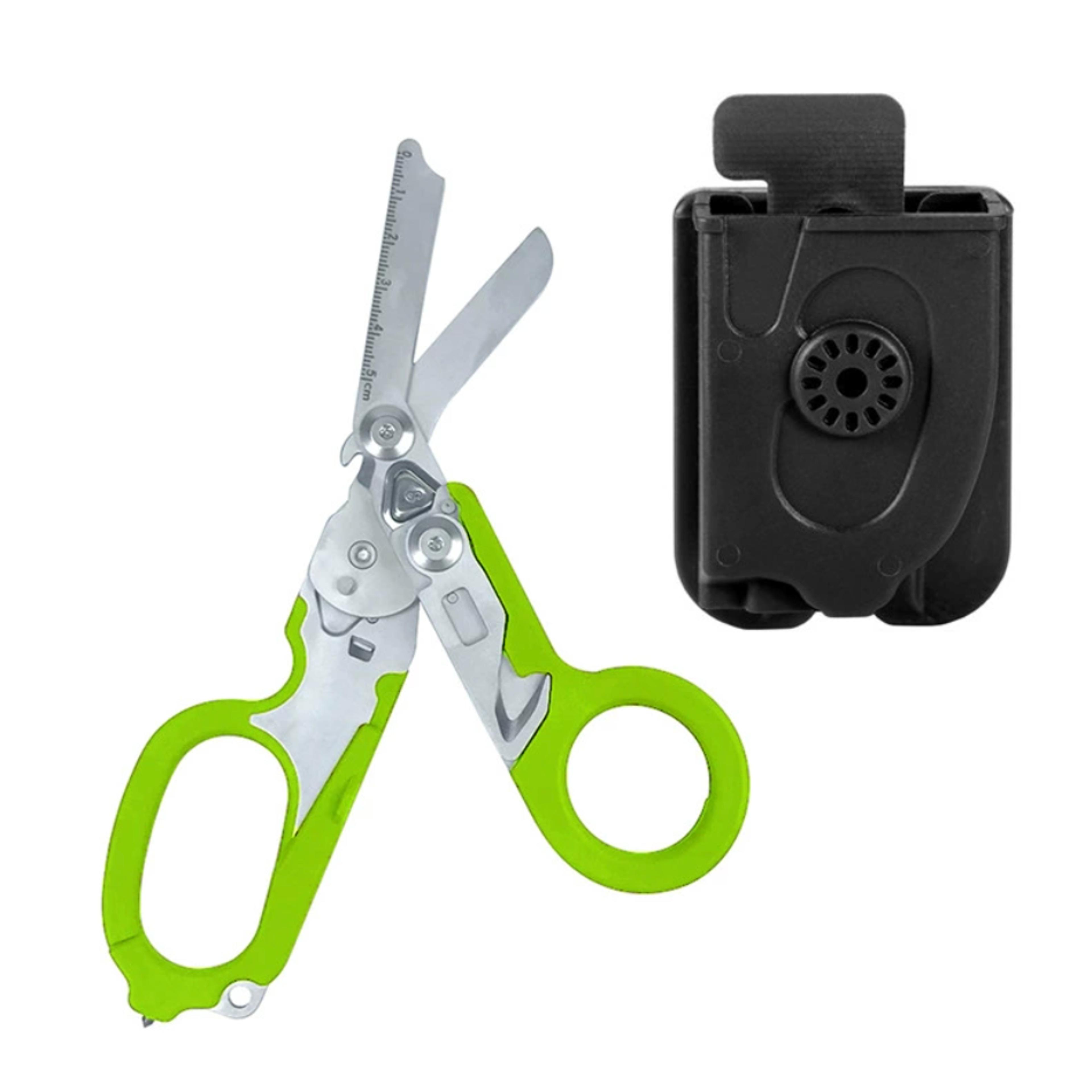 Tactical Emergency Response Shears  Trauma Scissors Multifunction Rescue Tool With Strap Cutter Gla 4