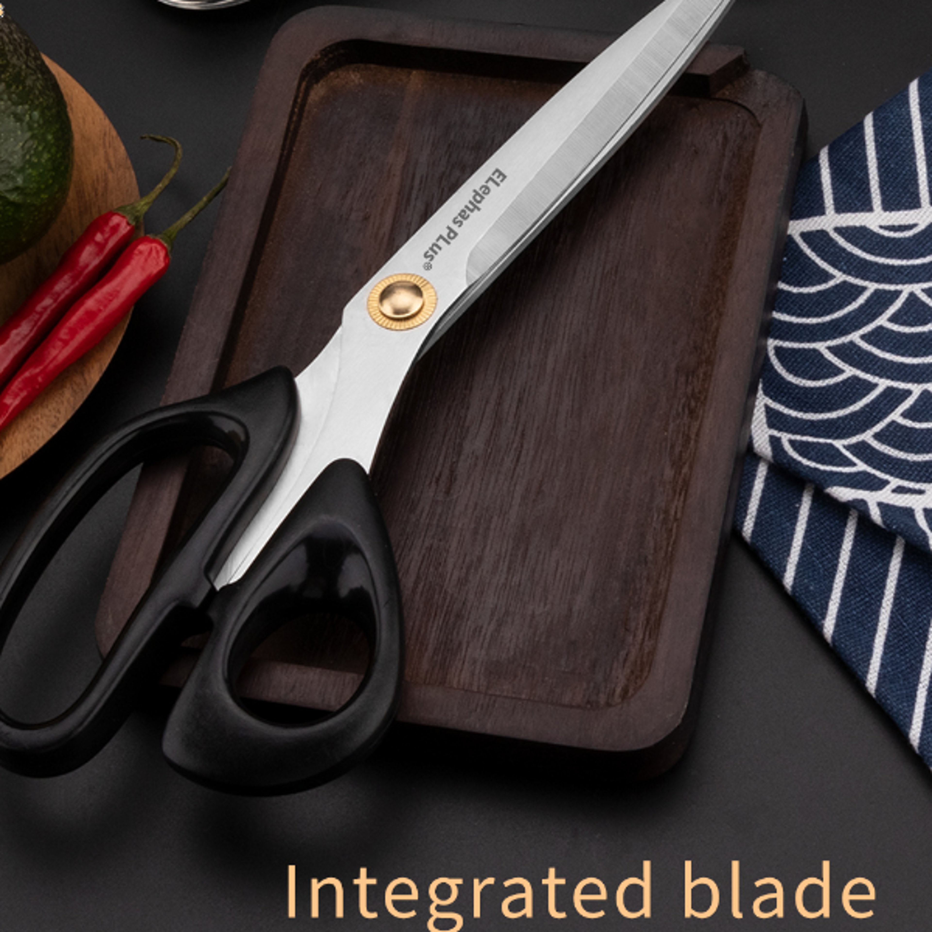 Stainless Steel Kitchen Shears for Chicken Meat Cutting Noodles  Household Use MultiPurpose Foo
