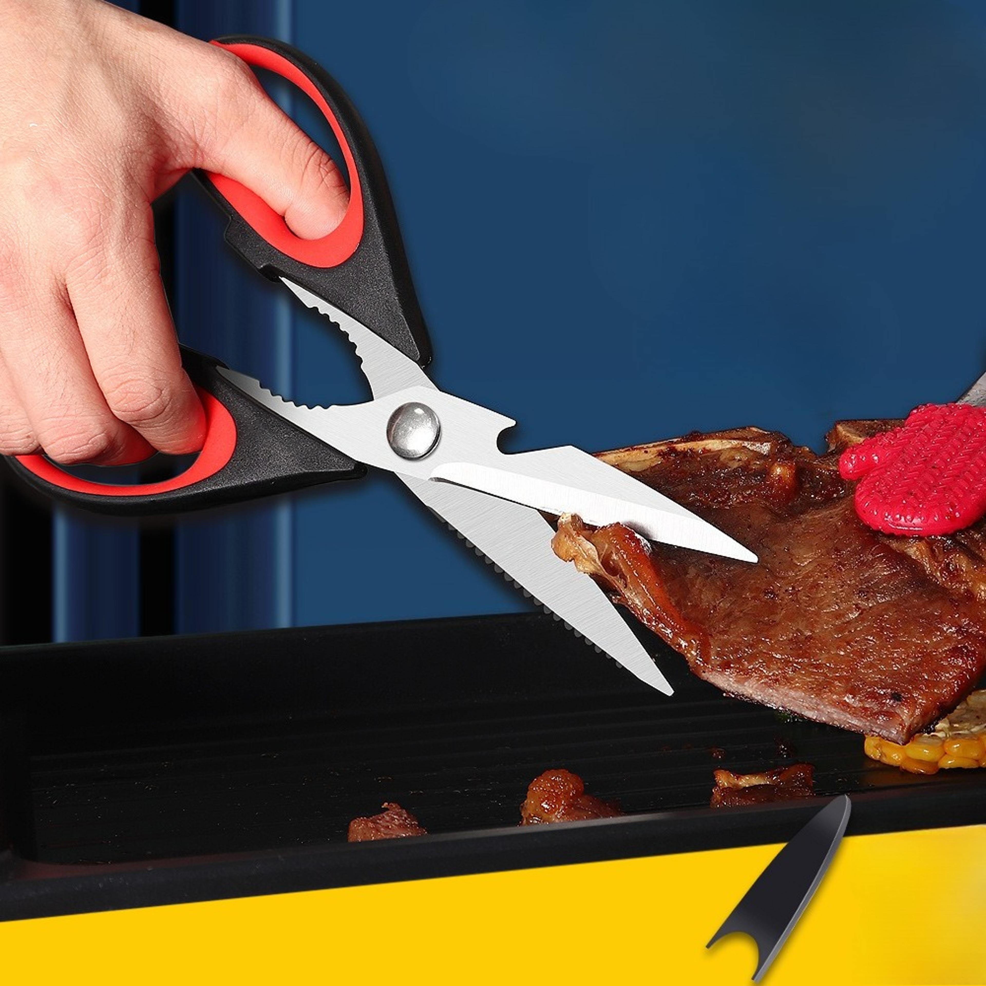 Premium Heavy Duty Stainless Steel Kitchen Shears Multi Function Poultry Bone  Fish Cutter 2