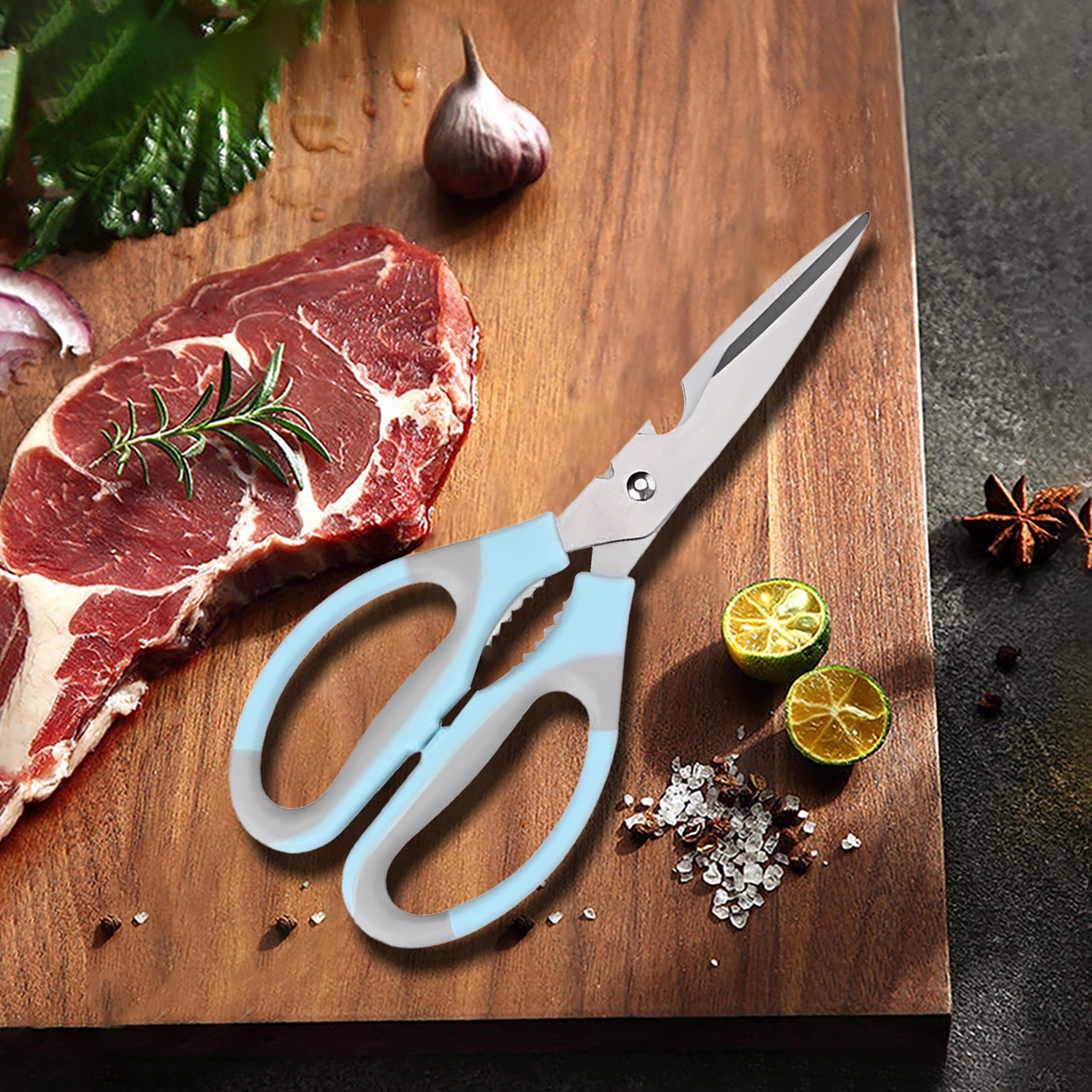 Premium Multi Functional Kitchen Scissors Heavy Duty Chicken Bone  BBQ Shears 5