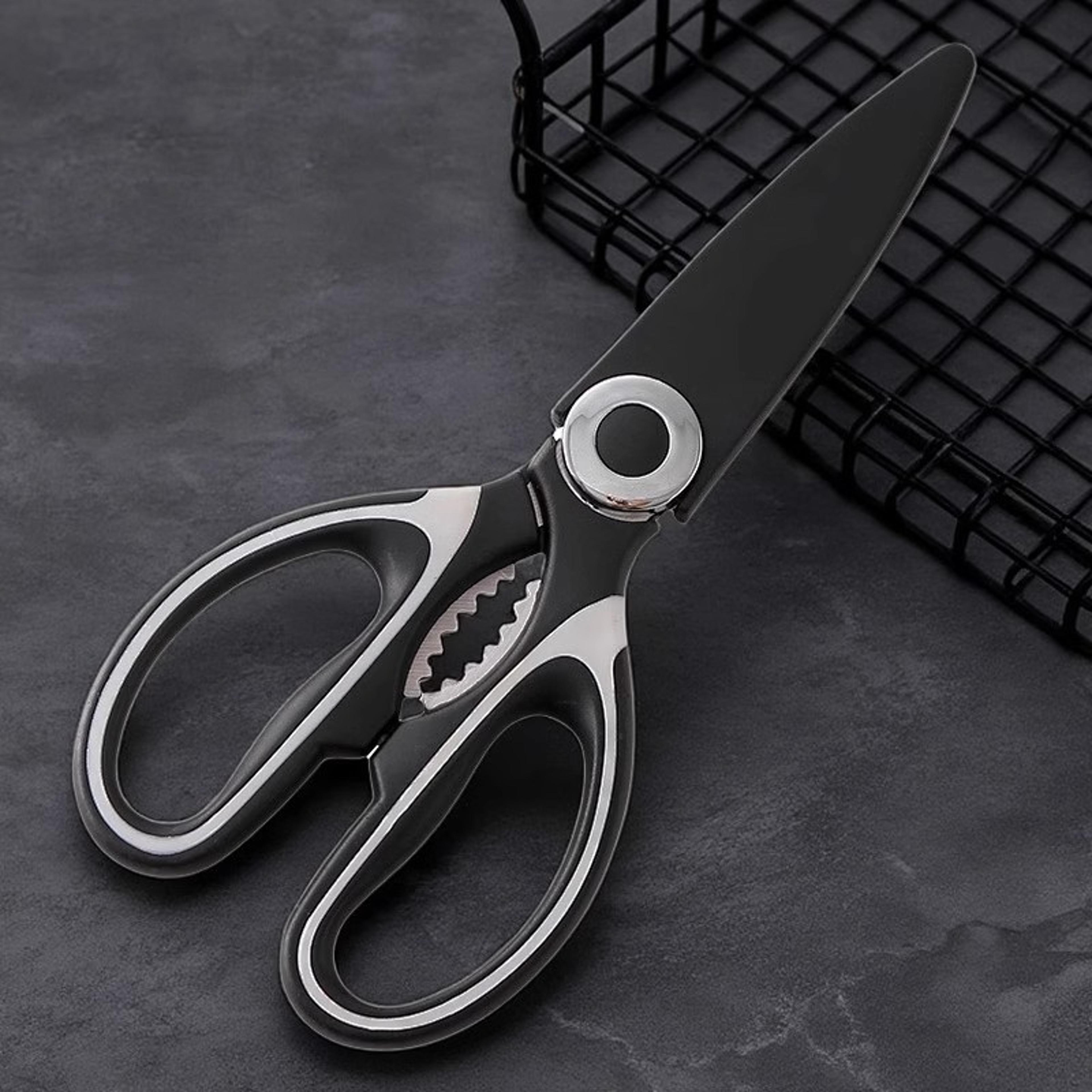 Heavy Duty Stainless Steel Kitchen Scissors With Cover For Chicken Fish And Meat 4