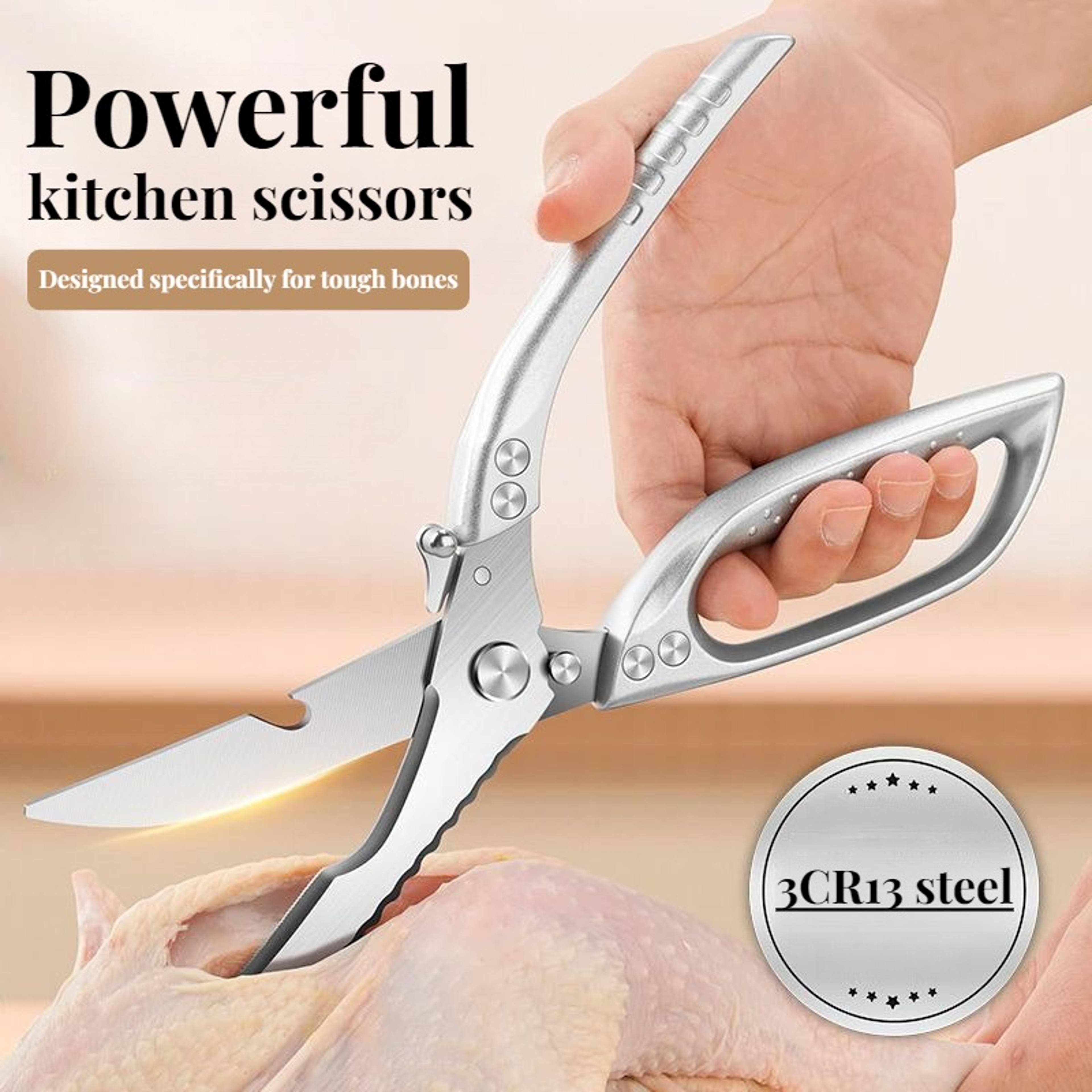 Heavy Duty Kitchen Shears For Chicken Bones BBQ Prep  Everyday Food Cutting 1