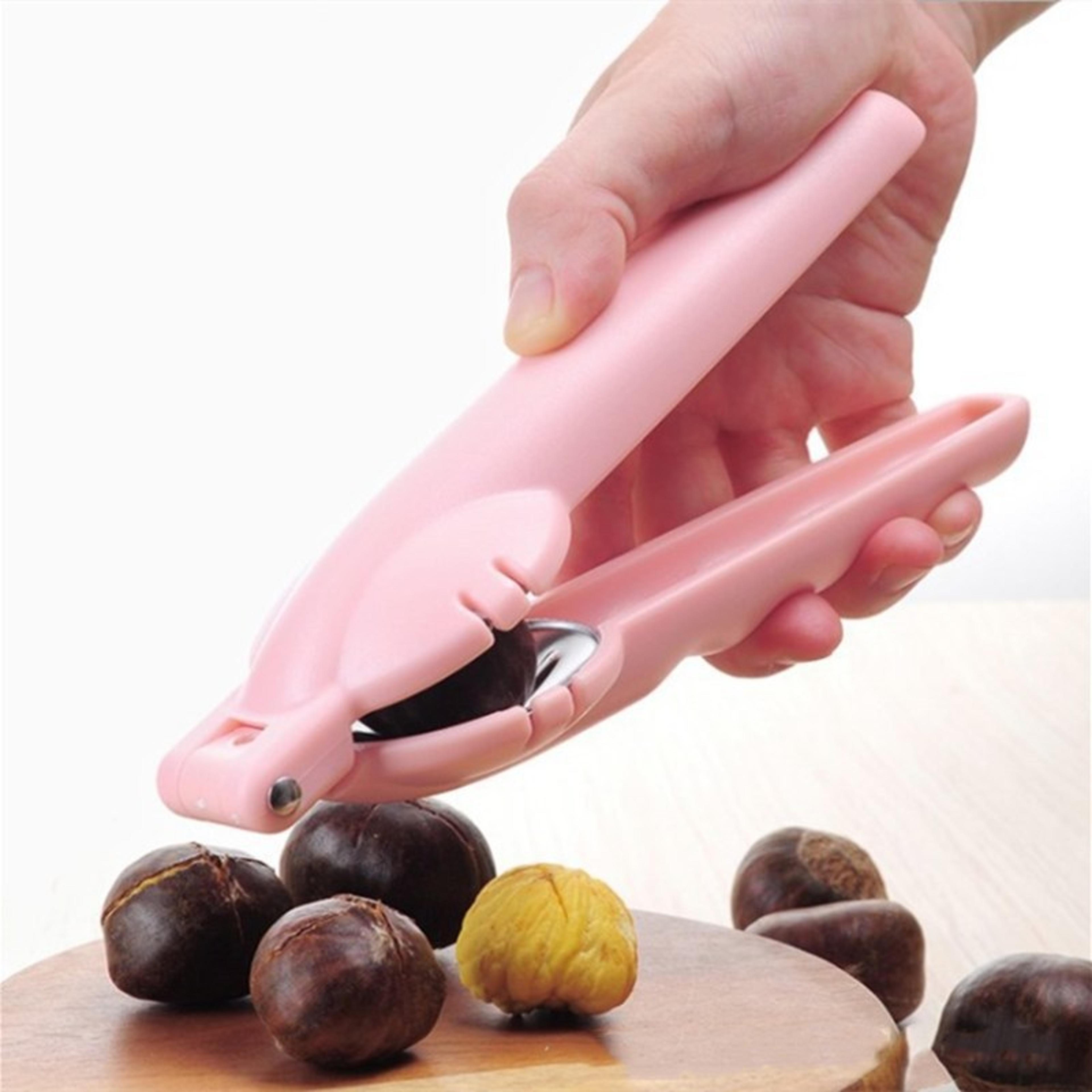 Stainless Steel Chestnut Opener  Nut Cracker Tool For Chestnuts Walnuts And More 2