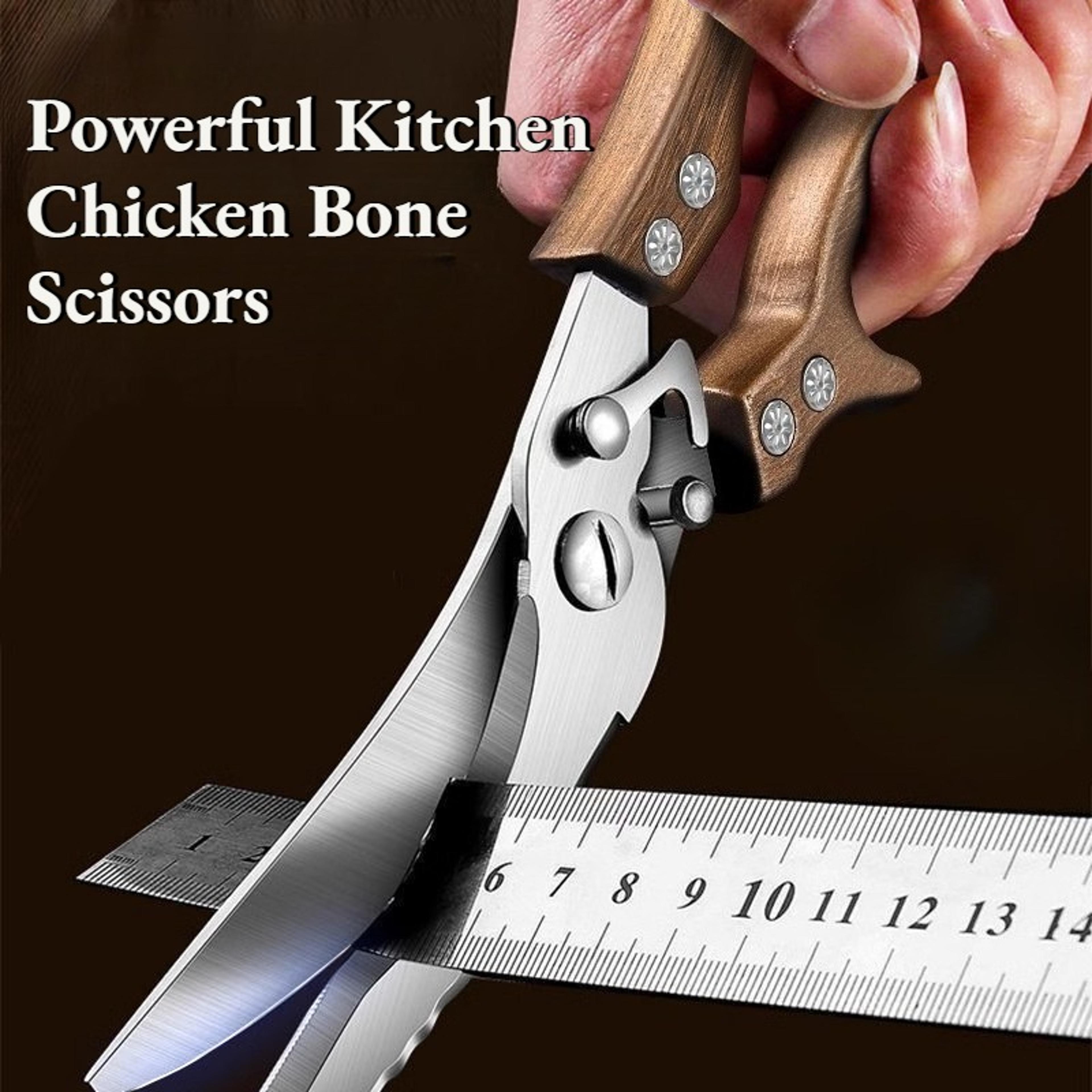 precisioncut heavy duty poultry shears stainless steel poultry shears for chicken, meat & vegetables