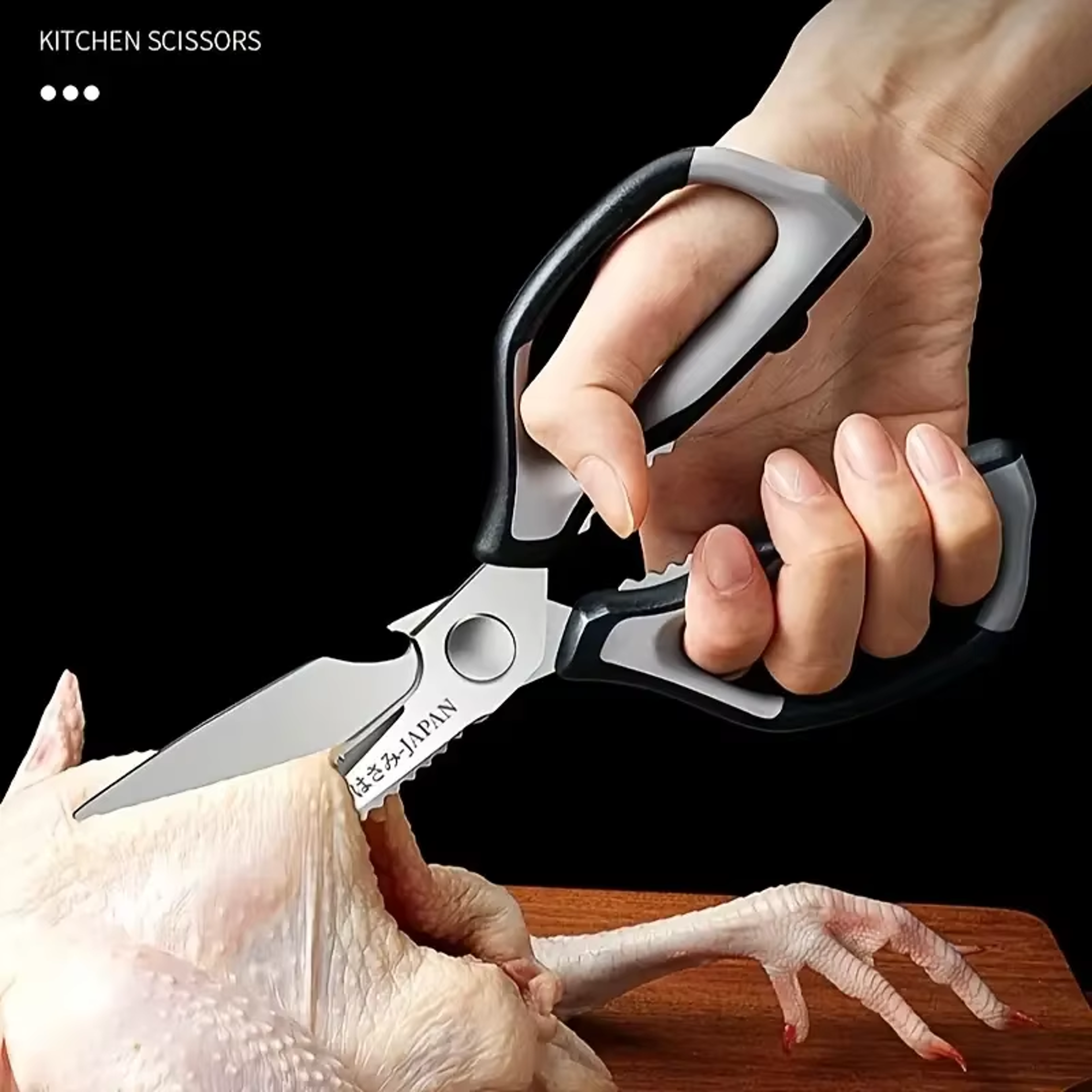 PrecisionCut Pro Heavy Duty Kitchen Shears For Bones Meat  Vegetables 1