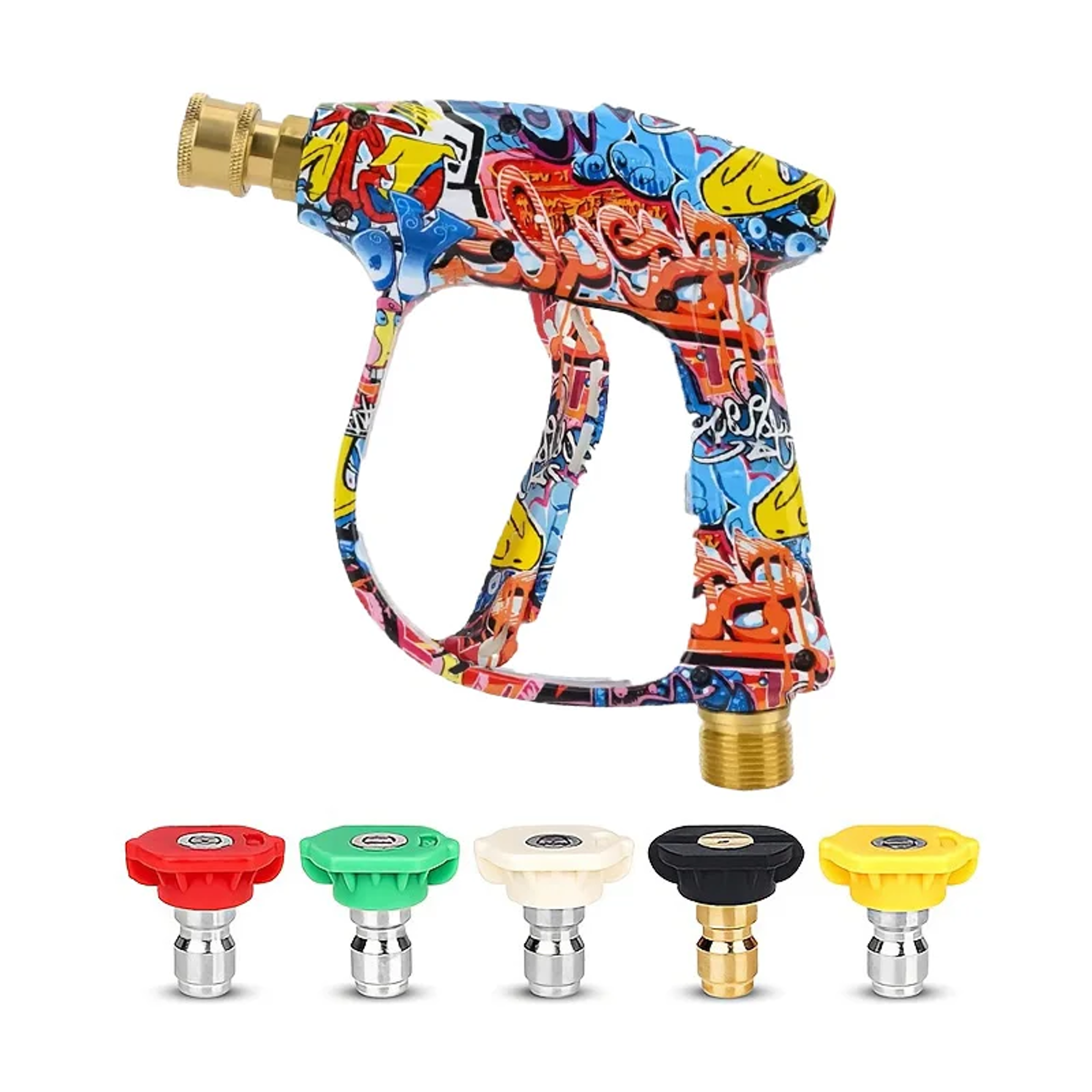 Heavy Duty High Pressure Washer Gun With Quick Connect Nozzle Set Professional Car  Home Cleaning T 0