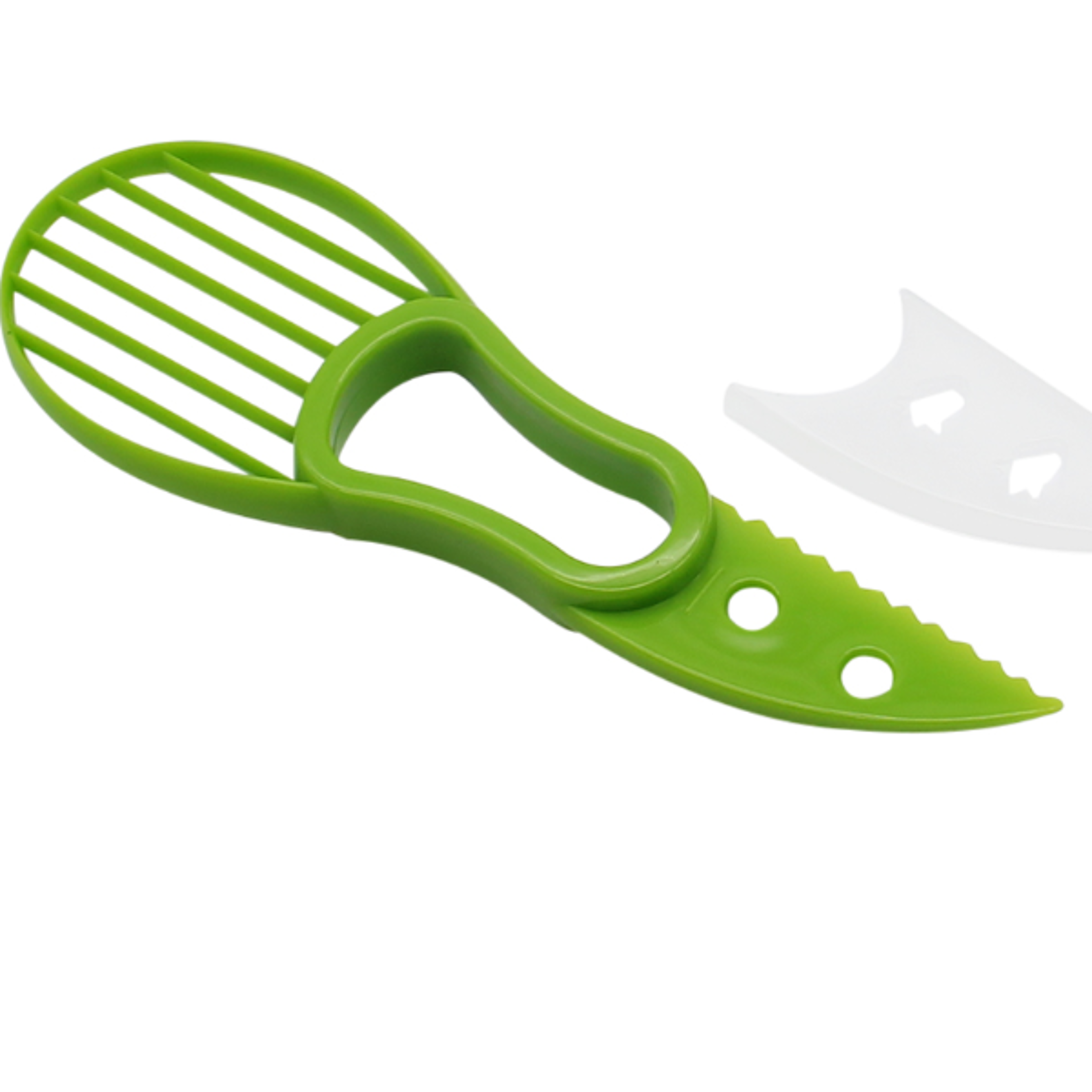 3 in 1 Avocado Cutter Plastic Knife Peeler Pitaya Kiwi Berry Fruit Avocado Slicer Pulp Flesh Separat