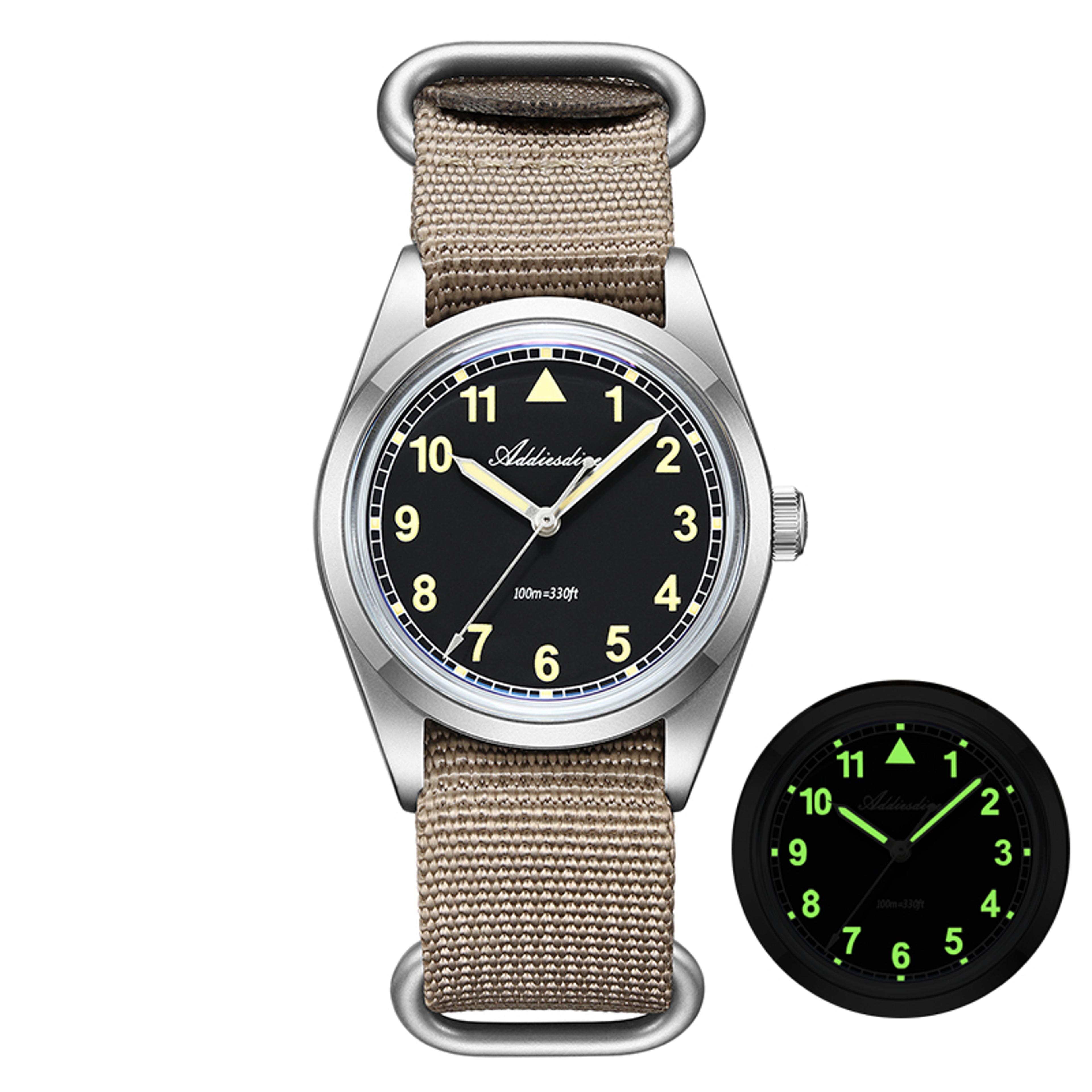 Ultimate Mens Waterproof Analog Quartz Watch With Durable Nylon Strap Water Resistance 2