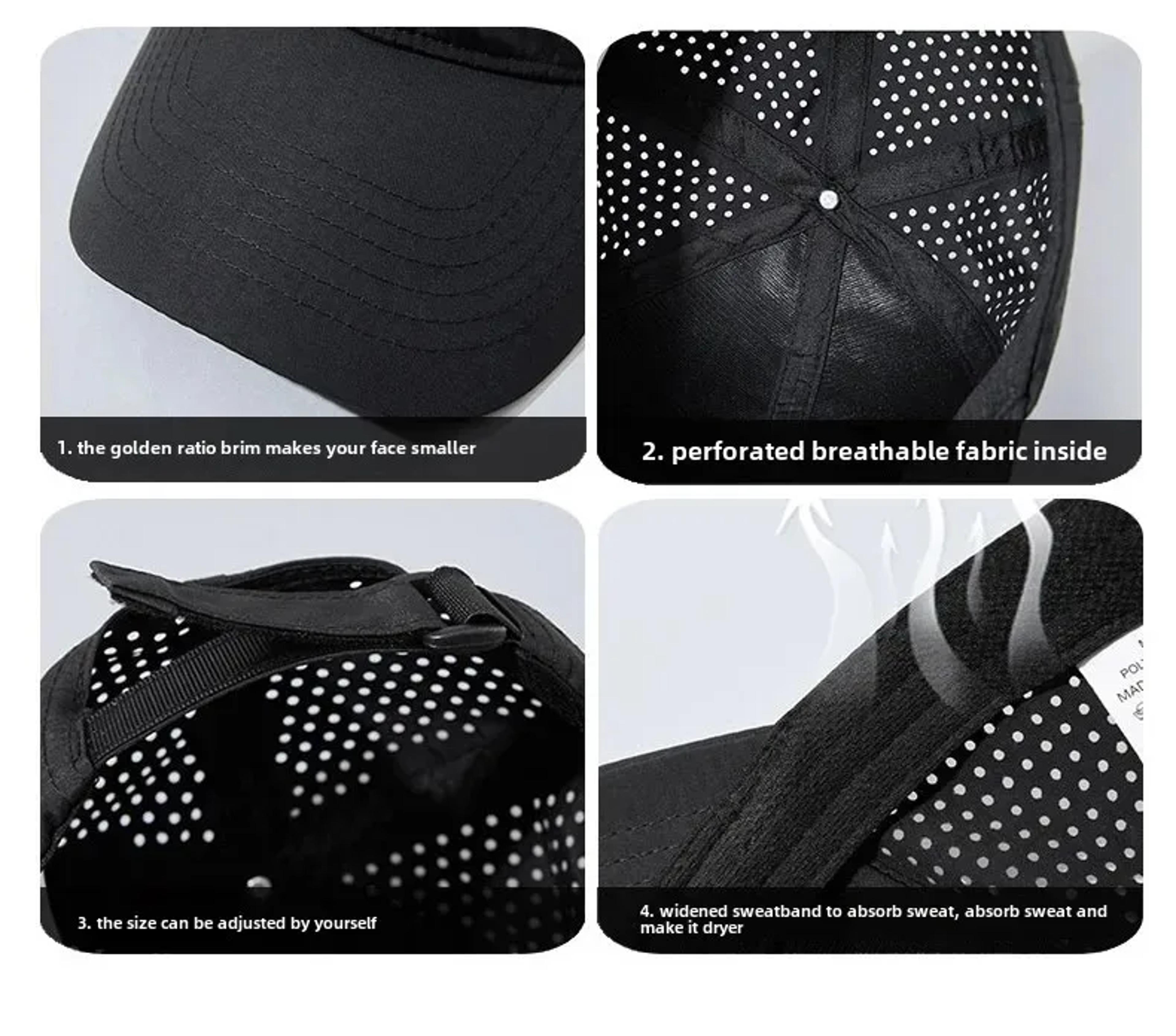 Quick Dry Mesh Trucker Cap Breathable Oversized Baseball Cap For Outdoor Sports 2