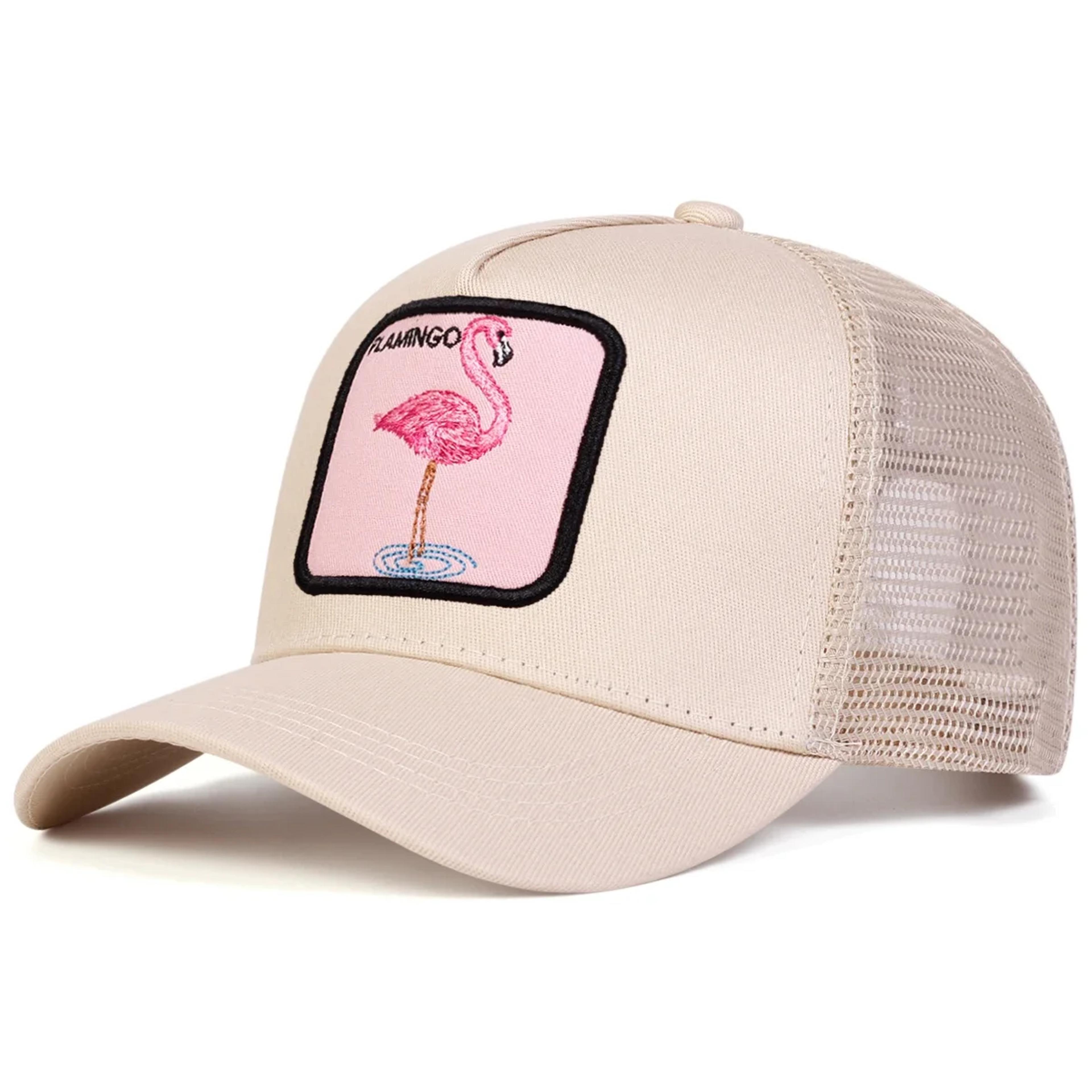 Flamingo Breeze Mesh Baseball Cap Adjustable Baseball Cap For Summer Outdoor Comfort 2