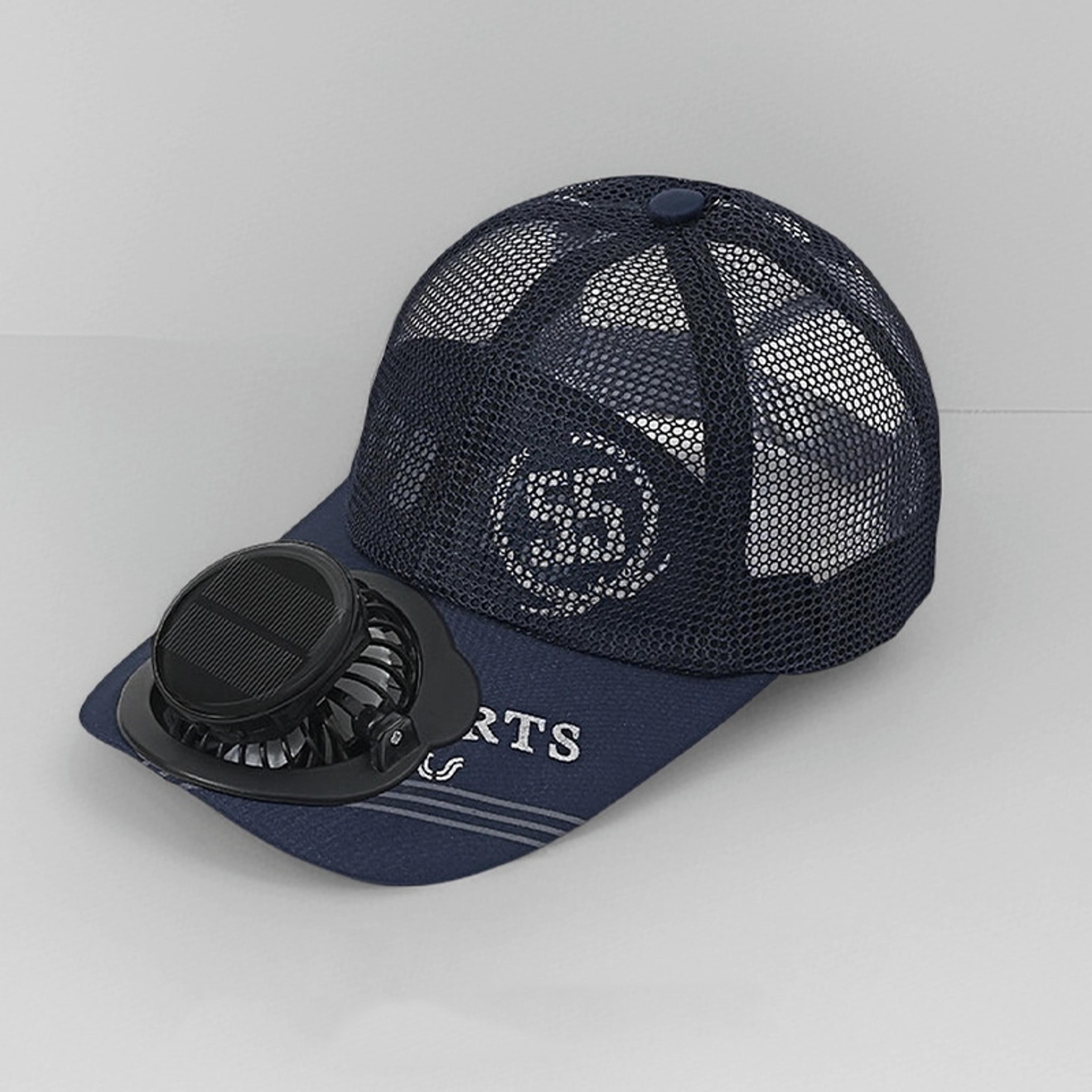 SolarCool Fan Cap Solar Powered Cooling Baseball Hat For Fishing Camping  Outdoor Work 1