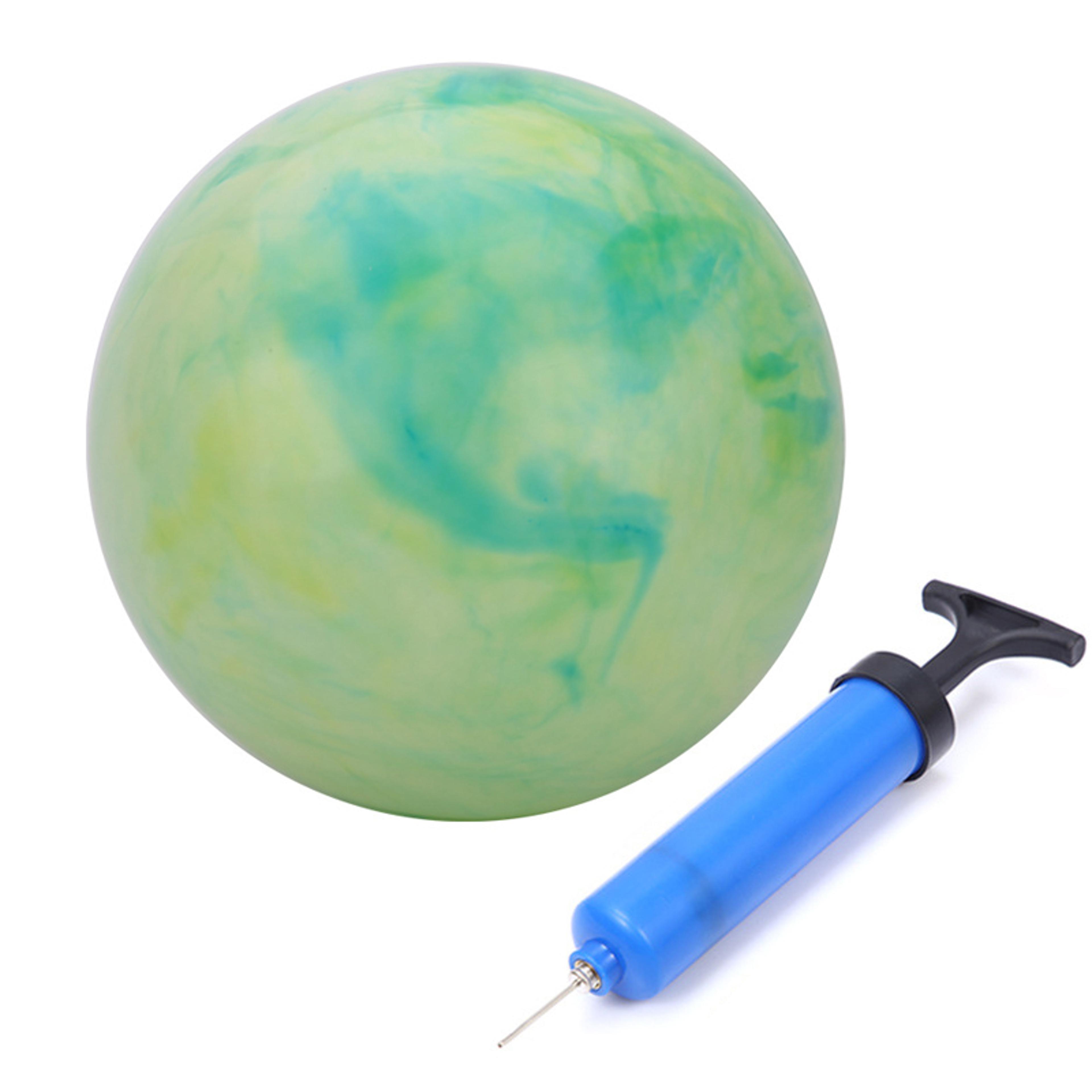 Marbleized Inflatable Bouncy Ball For Kids Party Beach  Outdoor Play 0
