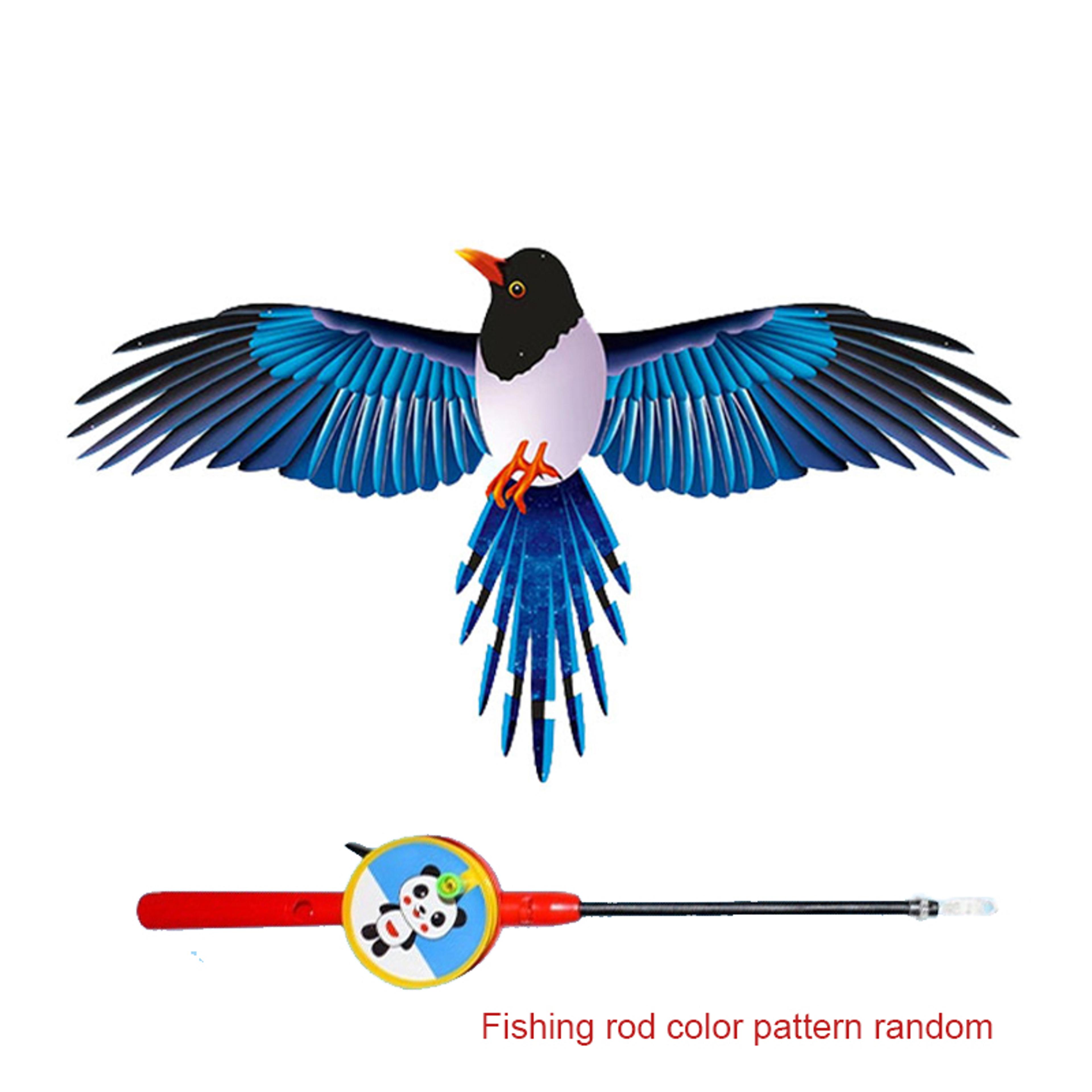 Cartoon Eagle Foldable Kids Kite Toy With Hand Brake Outdoor Flying Fun 5
