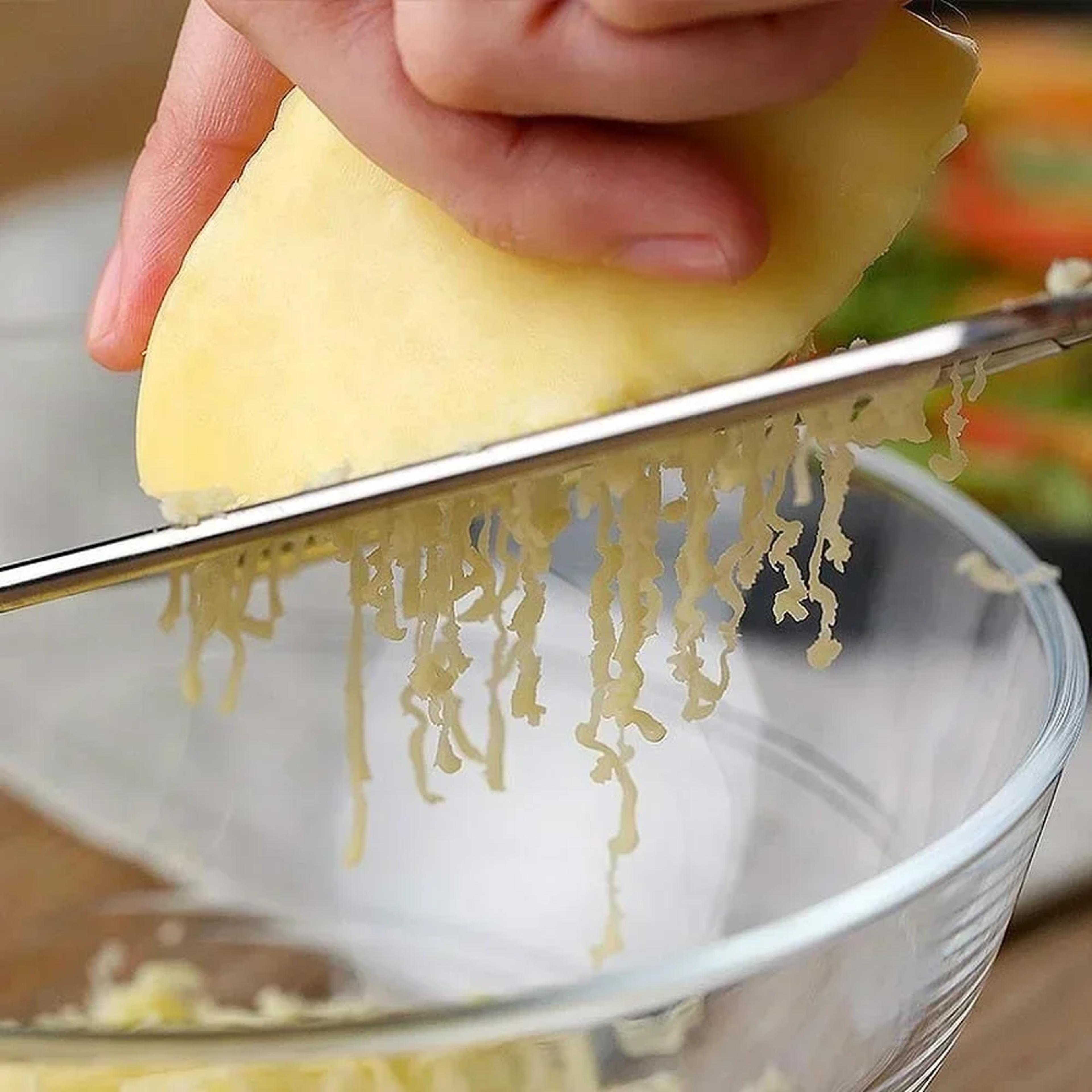 stainless steel multi purpose handheld cheese grater for cheese, chocolate & vegetables