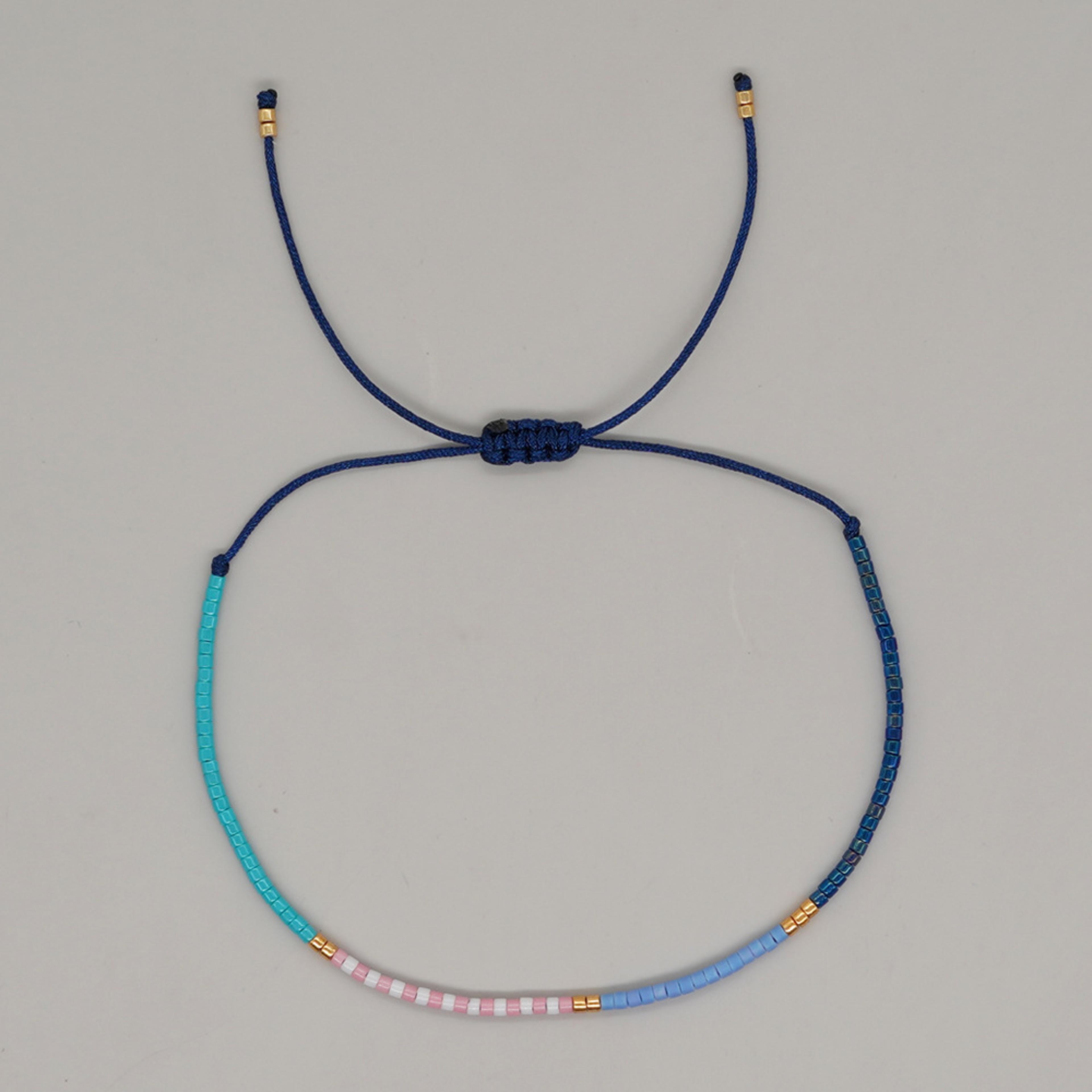 Colorful Seed Bead Stackable Boho Friendship Bracelet For Women Summer Beach Jewelry Gift 10