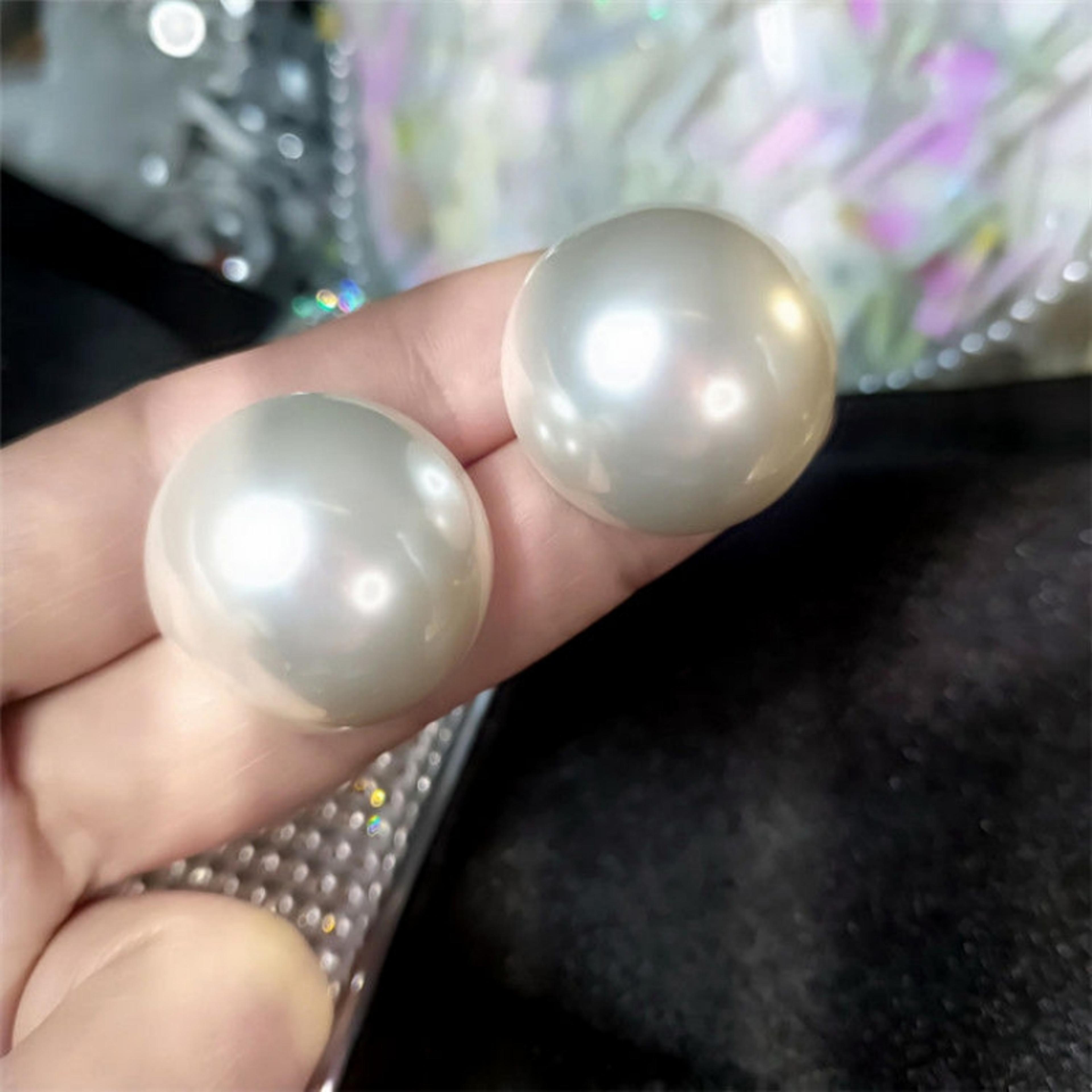 Pearl Stud Earrings Elegant Statement Pearl Earrings For Women Wedding  Party Wear 3