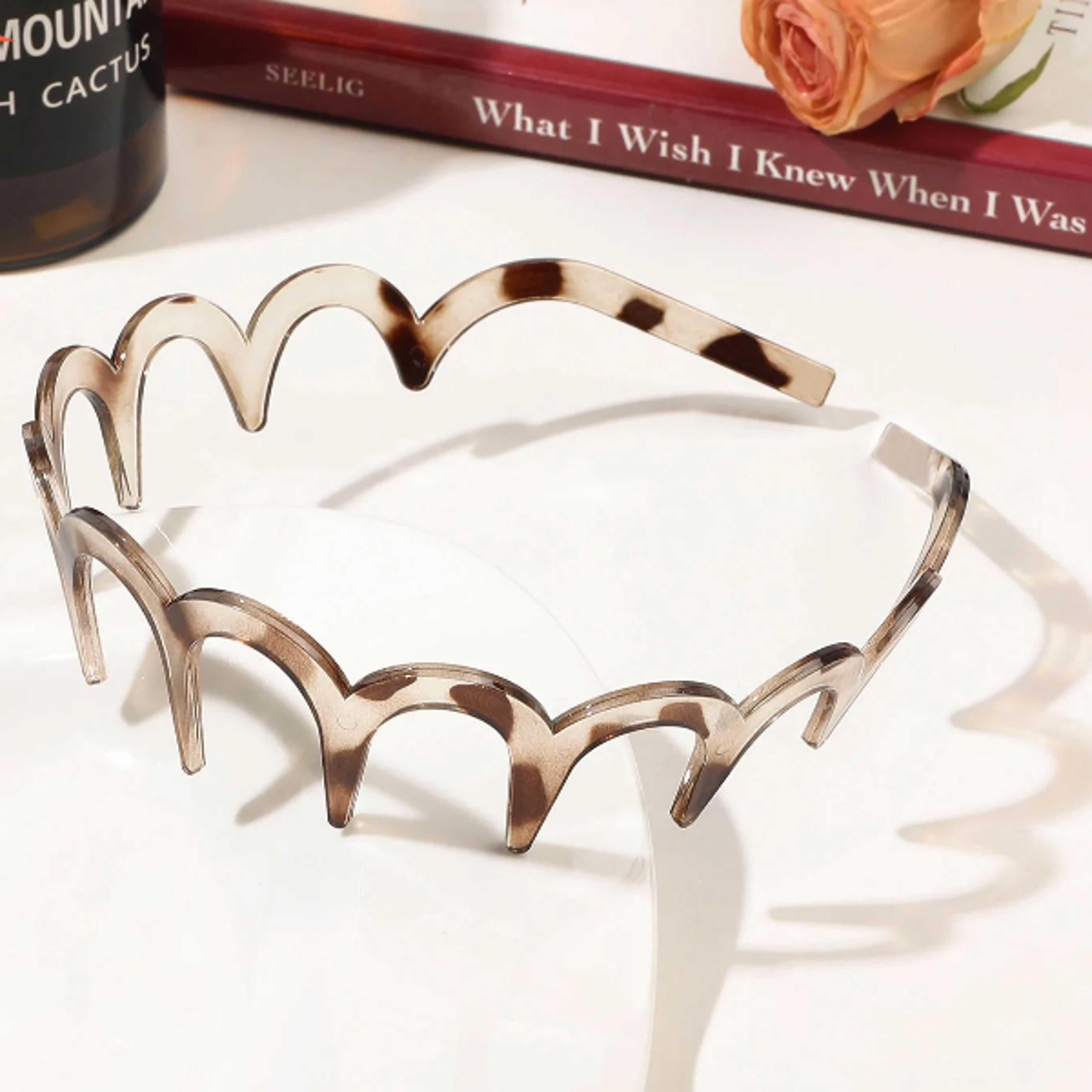 Fashion Wave Headbands for Women Solid Color Toothed Nonslip Hair Bands Girl Face Wash Sports Hairb