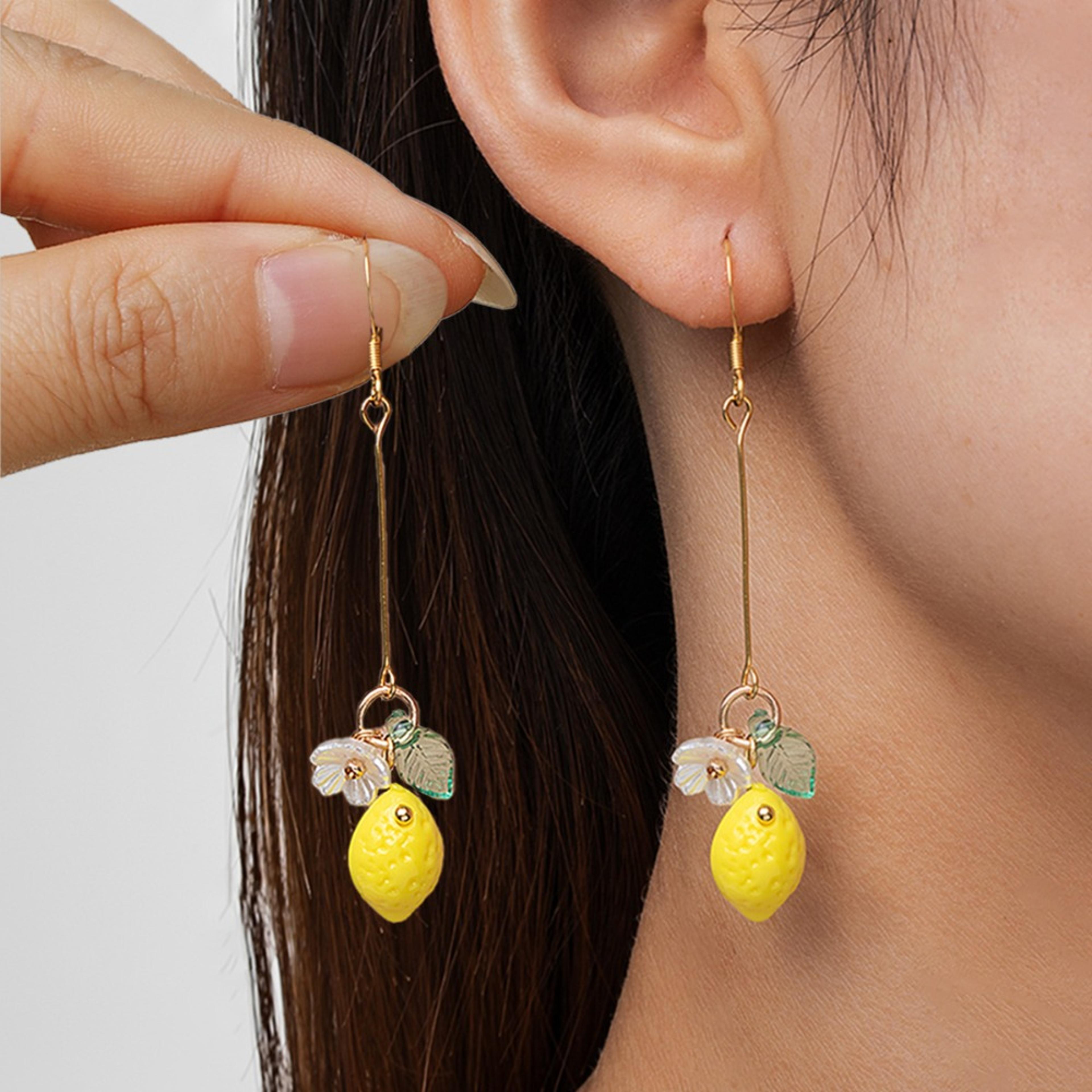 Sunny Lemon Blossom Adjustable Pendant Necklace For Women 2