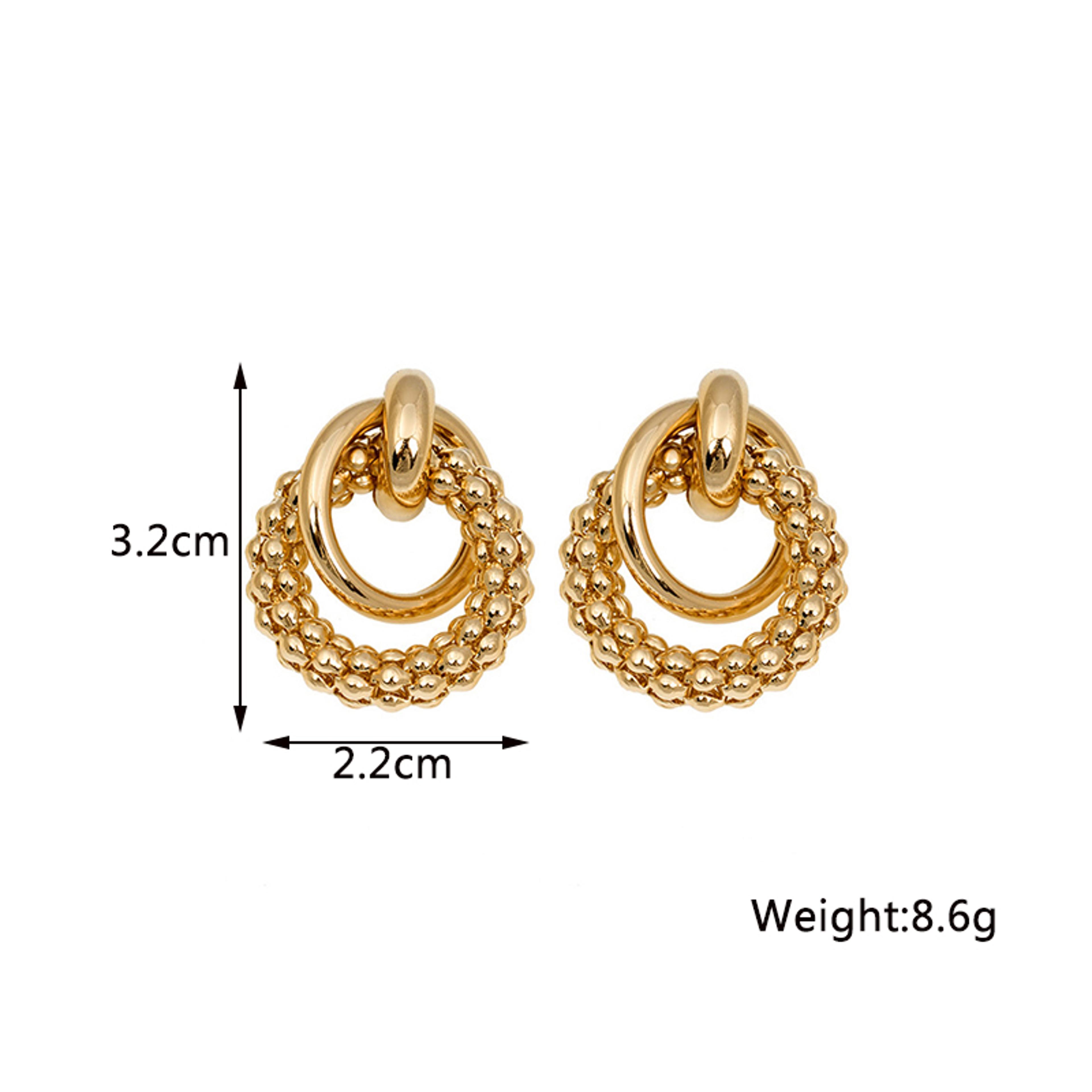 Gold Twist Spiral Stud Earrings For Women Twist Stud Earrings Gold Spiral Earrings Modern Statement 2