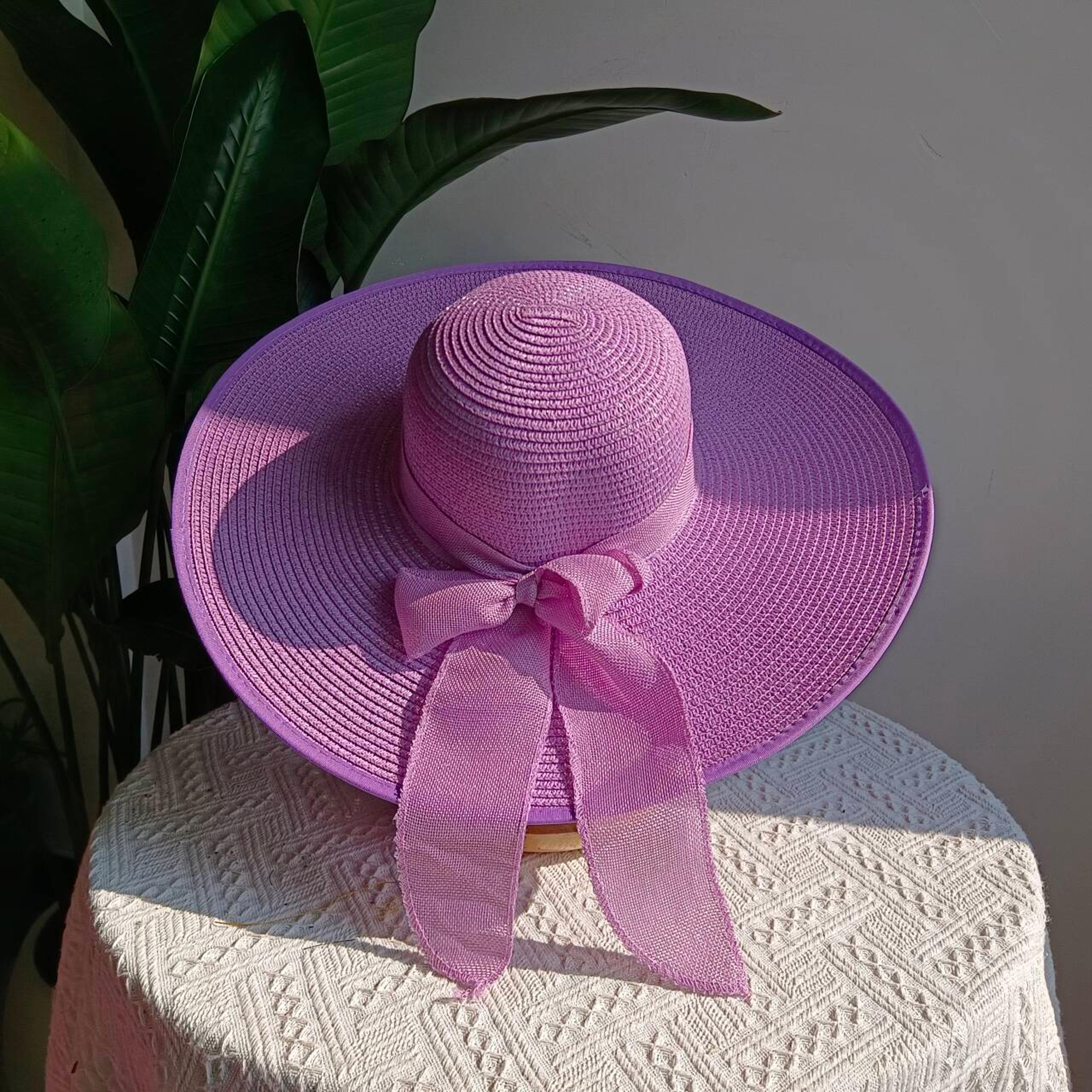 Wide Brim Straw Hat For Women Foldable Beach Hat With UV Sun Protection For Travel  Summer 1