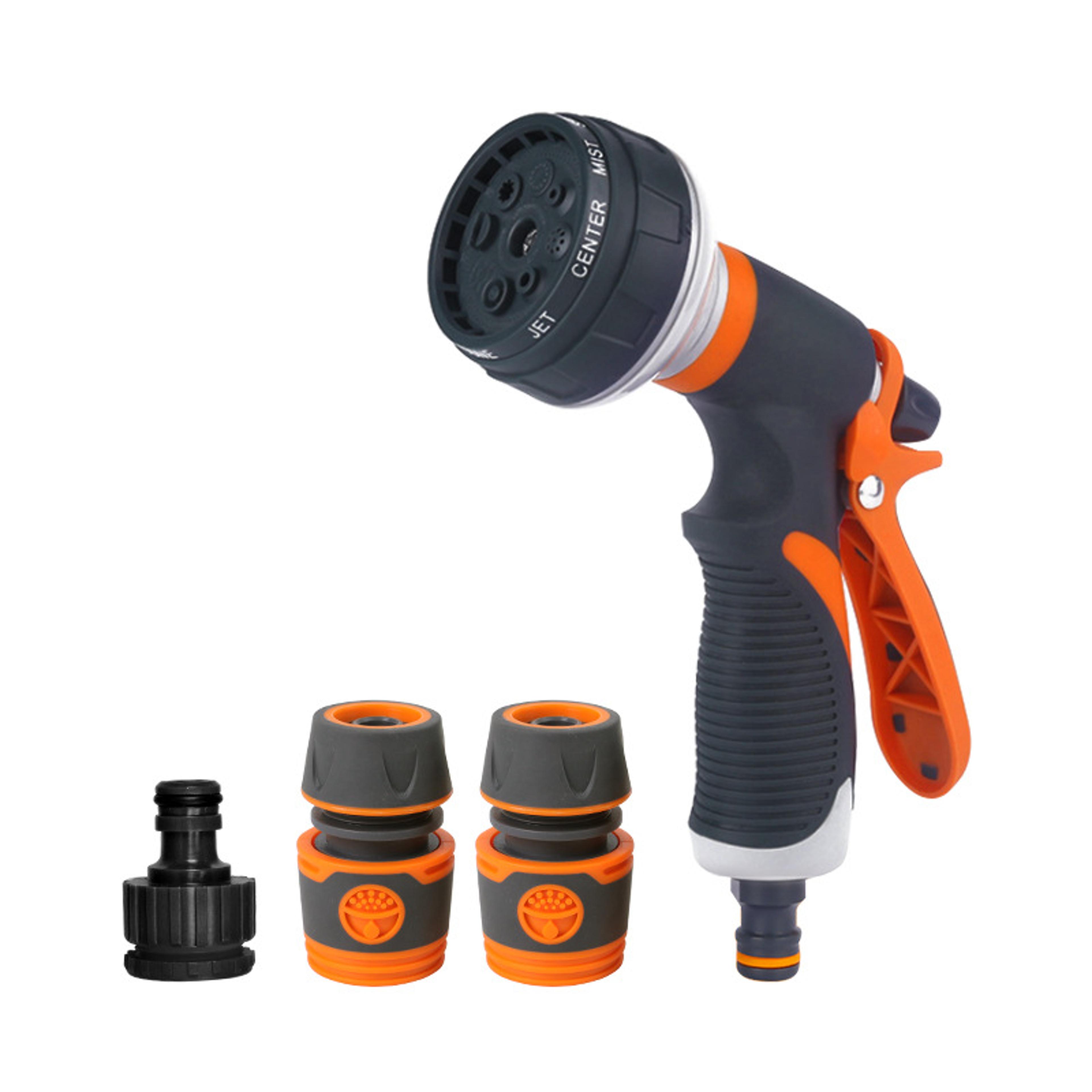 High Pressure Watering Gun Garden Nozzle 8 Spray Modes For Lawn Yard  Plant Watering Adjustable Gar 6