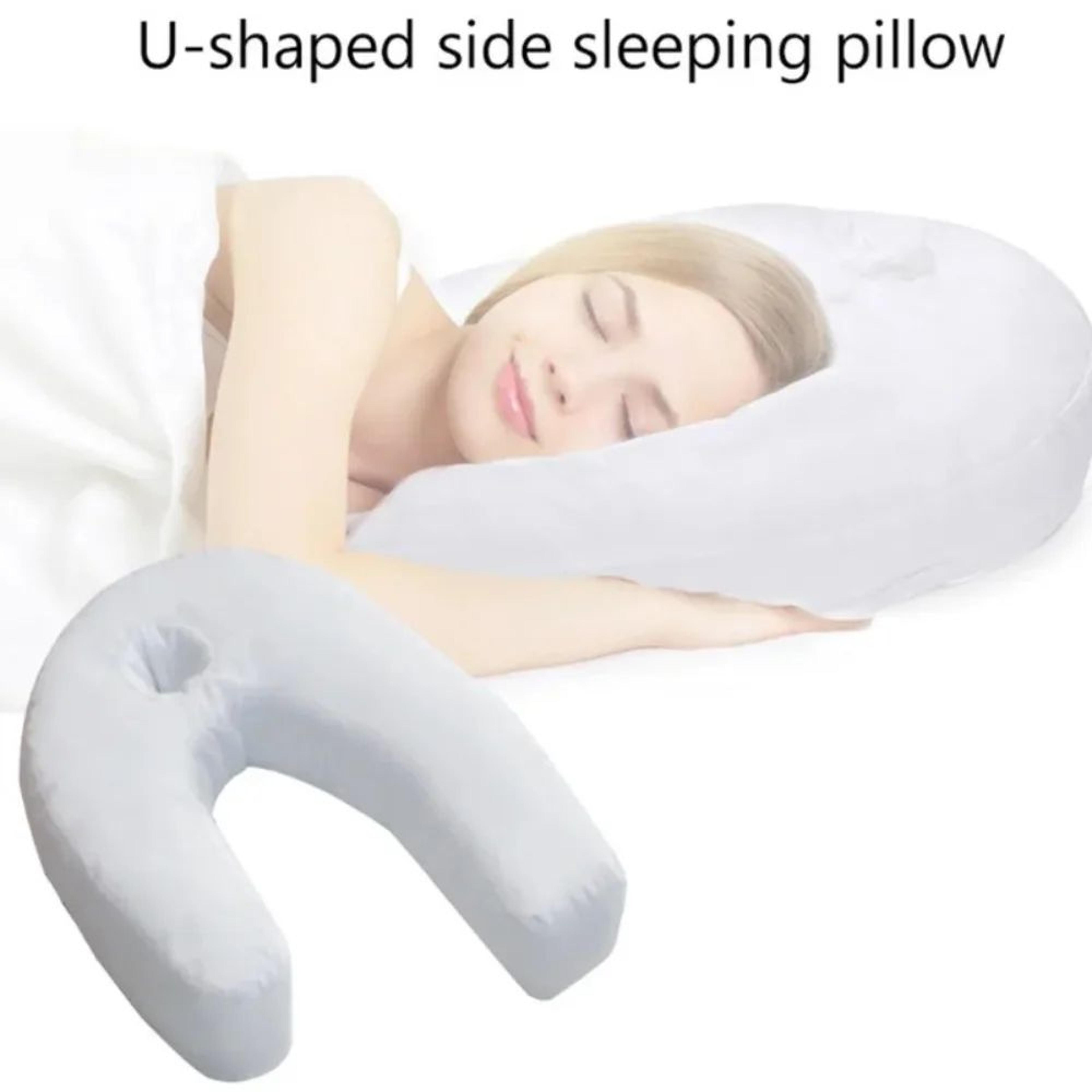 Newest UShaped Pillow For Side Sleepers Waist Support  Neck Spine Protection Sleep Buddy Orthopedic 6