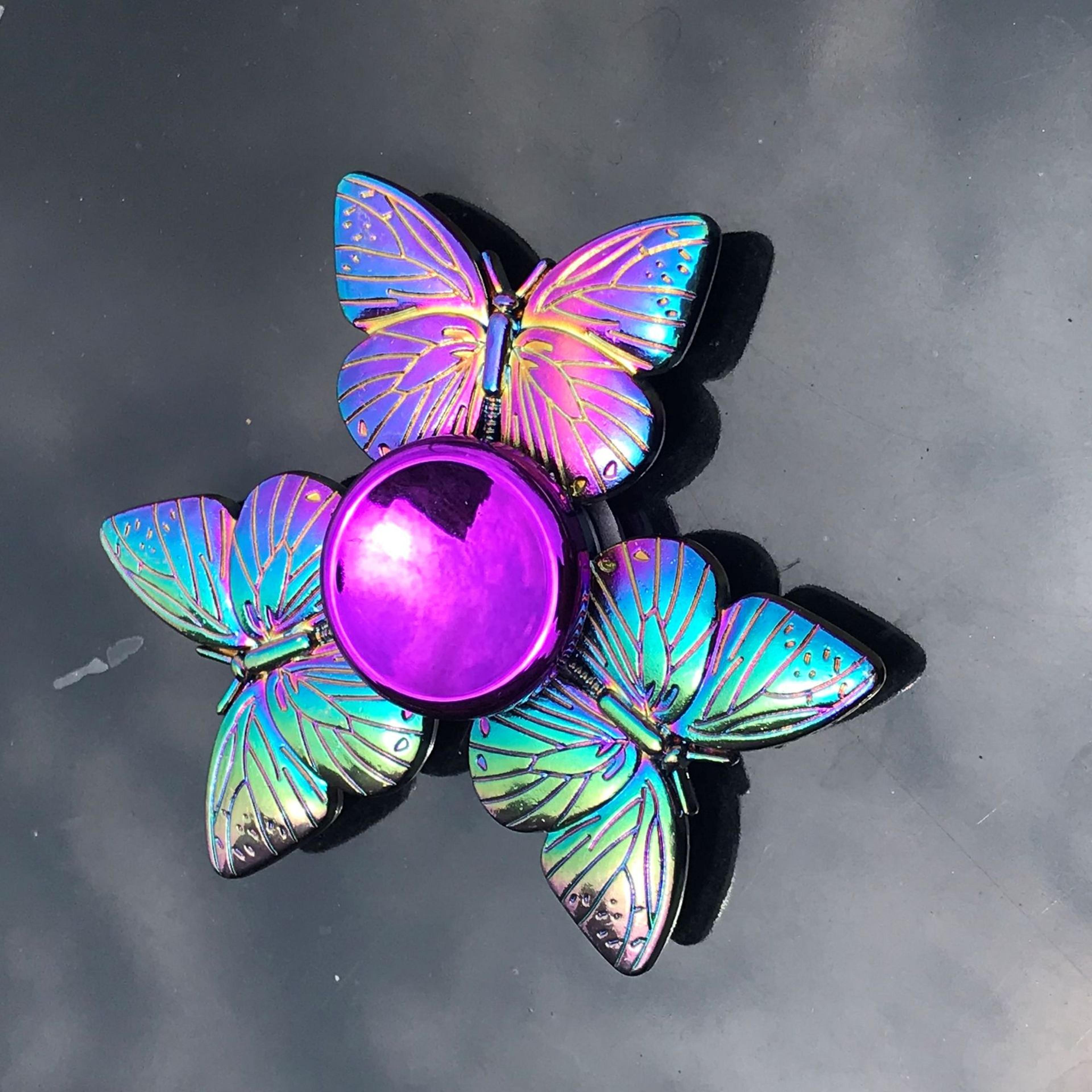 Rainbow Metal Fidget Spinner HighSpeed Hand Spinner For Stress  Anxiety Relief 18