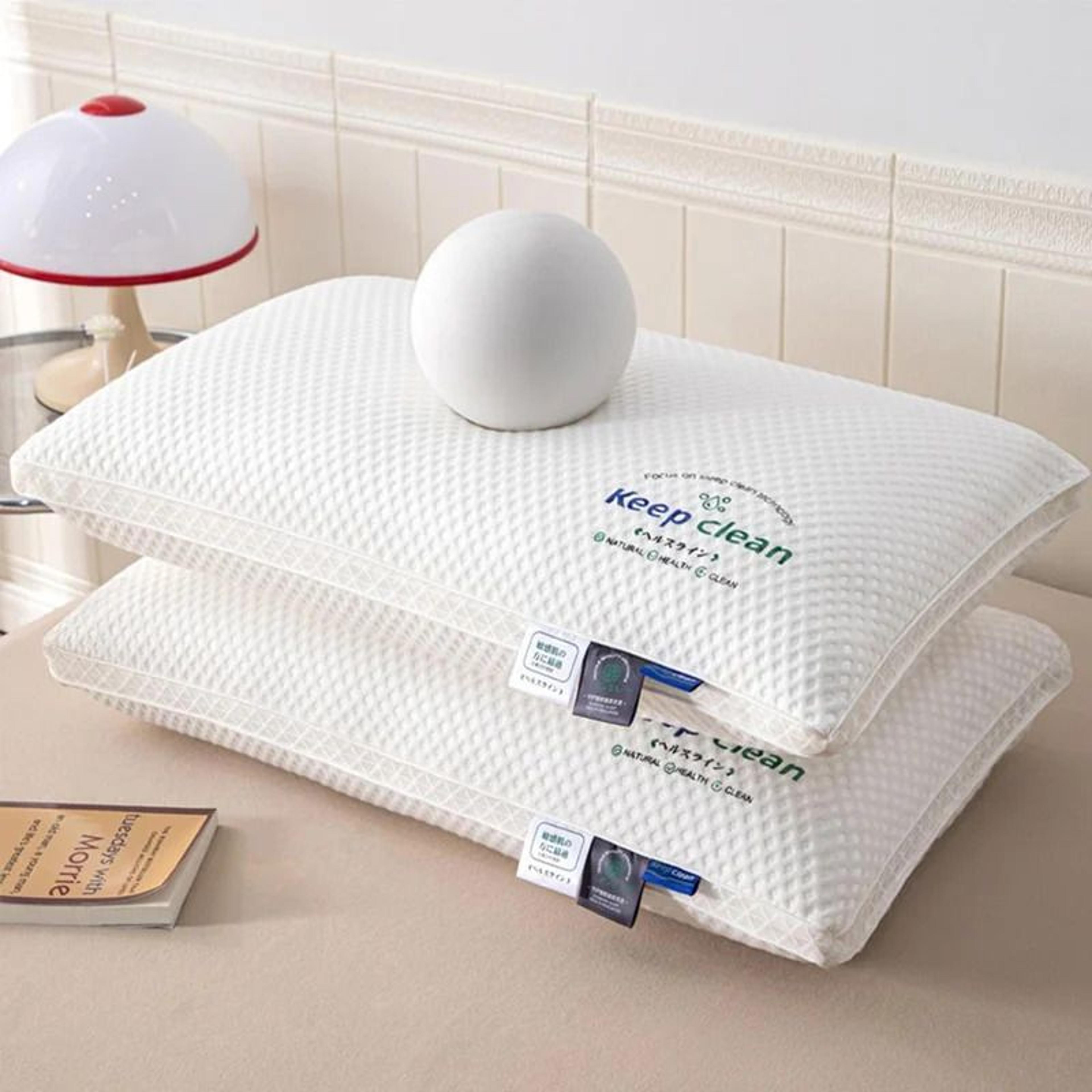 Ergonomic 3D Neck Pillow UltraSoft NonCollapsing Design for Single Sleepers Perfect for Bedding
