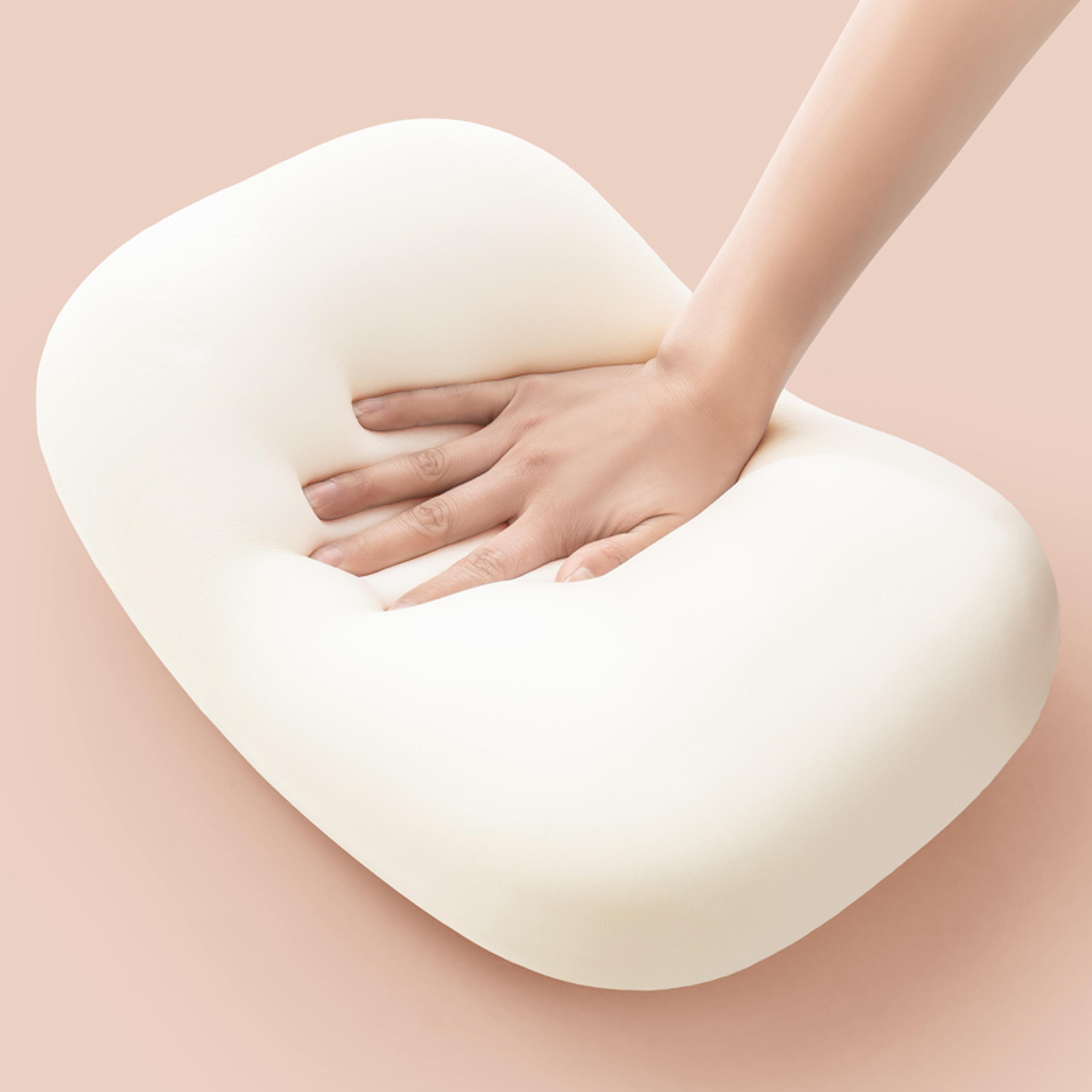 UltraSoft Memory Foam Travel Pillow Ergonomic Neck Support for Health Naps  Pain Relief