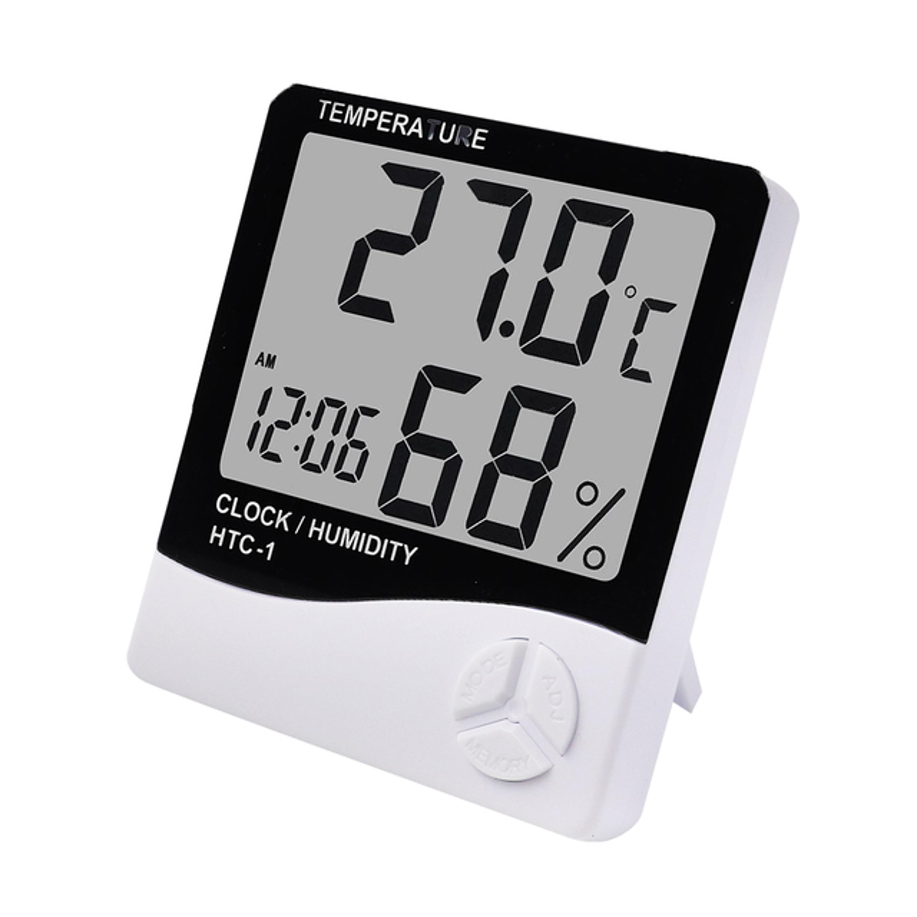 Digital Thermometer Hygrometer HTC1HTC2 Indoor Outdoor Temperature Humidity Monitor With LCD Displa 7