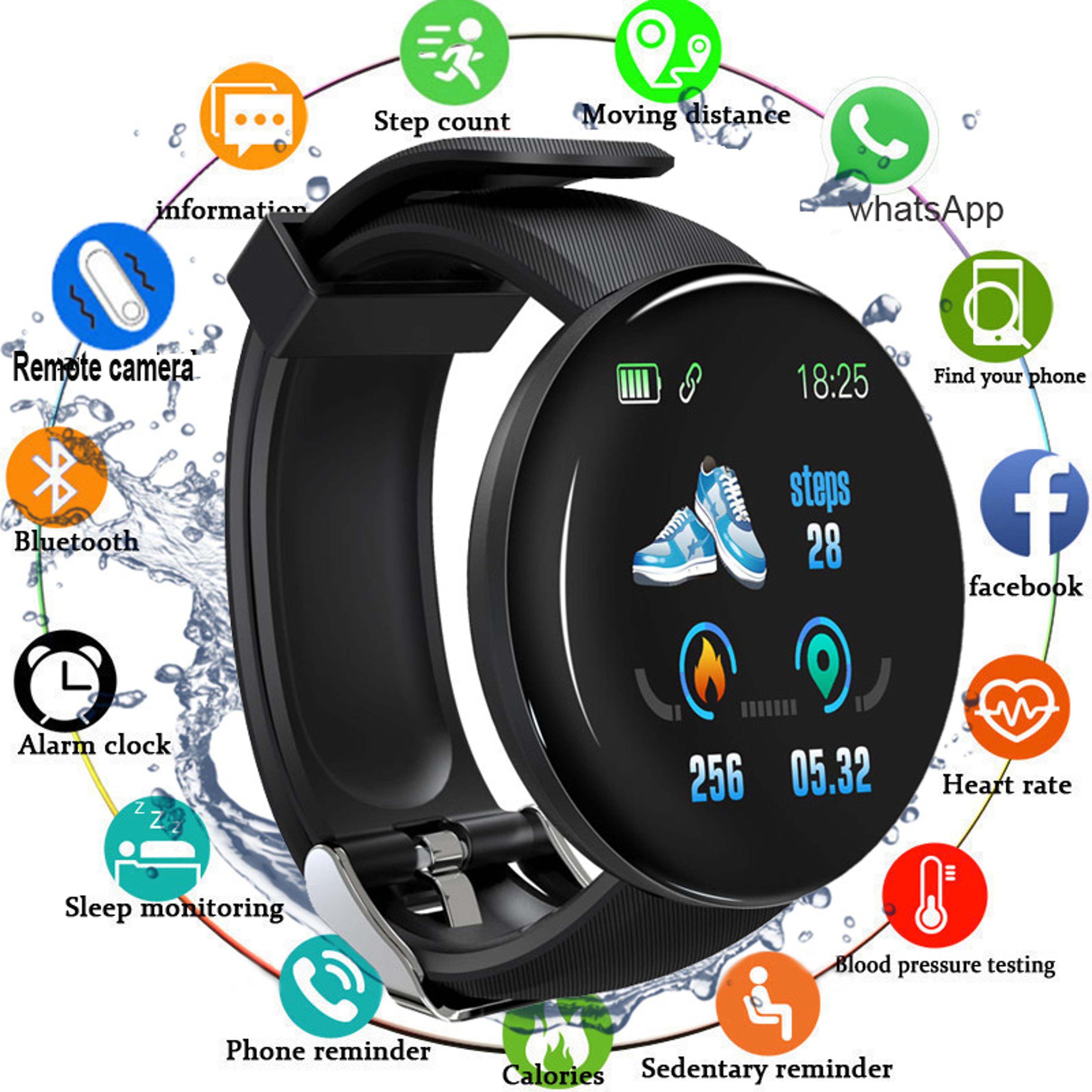 smartwatch for men and women, waterproof fitness tracker watch, blood pressure digital monitor, apple watch band