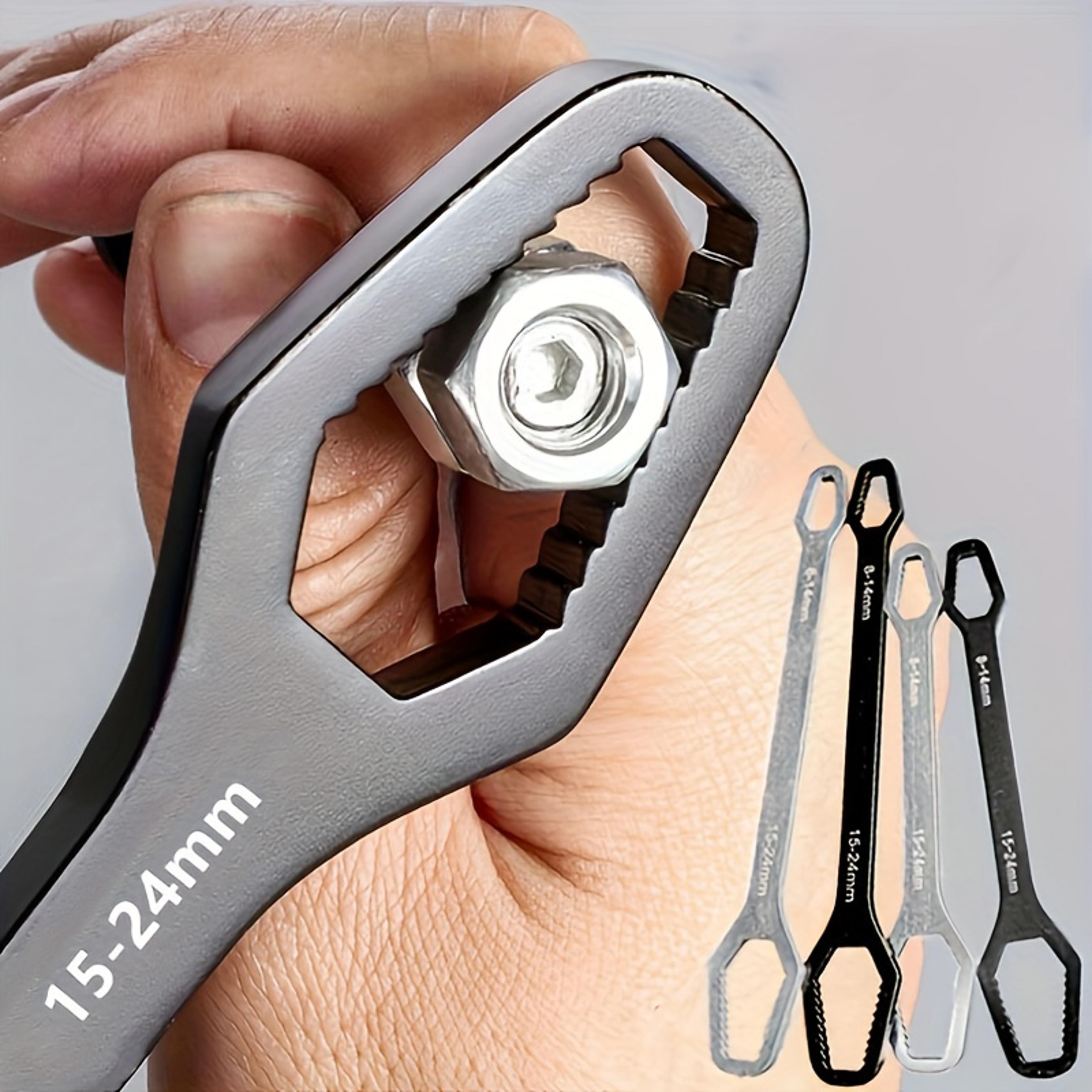 Universal Double Ended Self Tightening Wrench MultiPurpose Repair Spanner 0